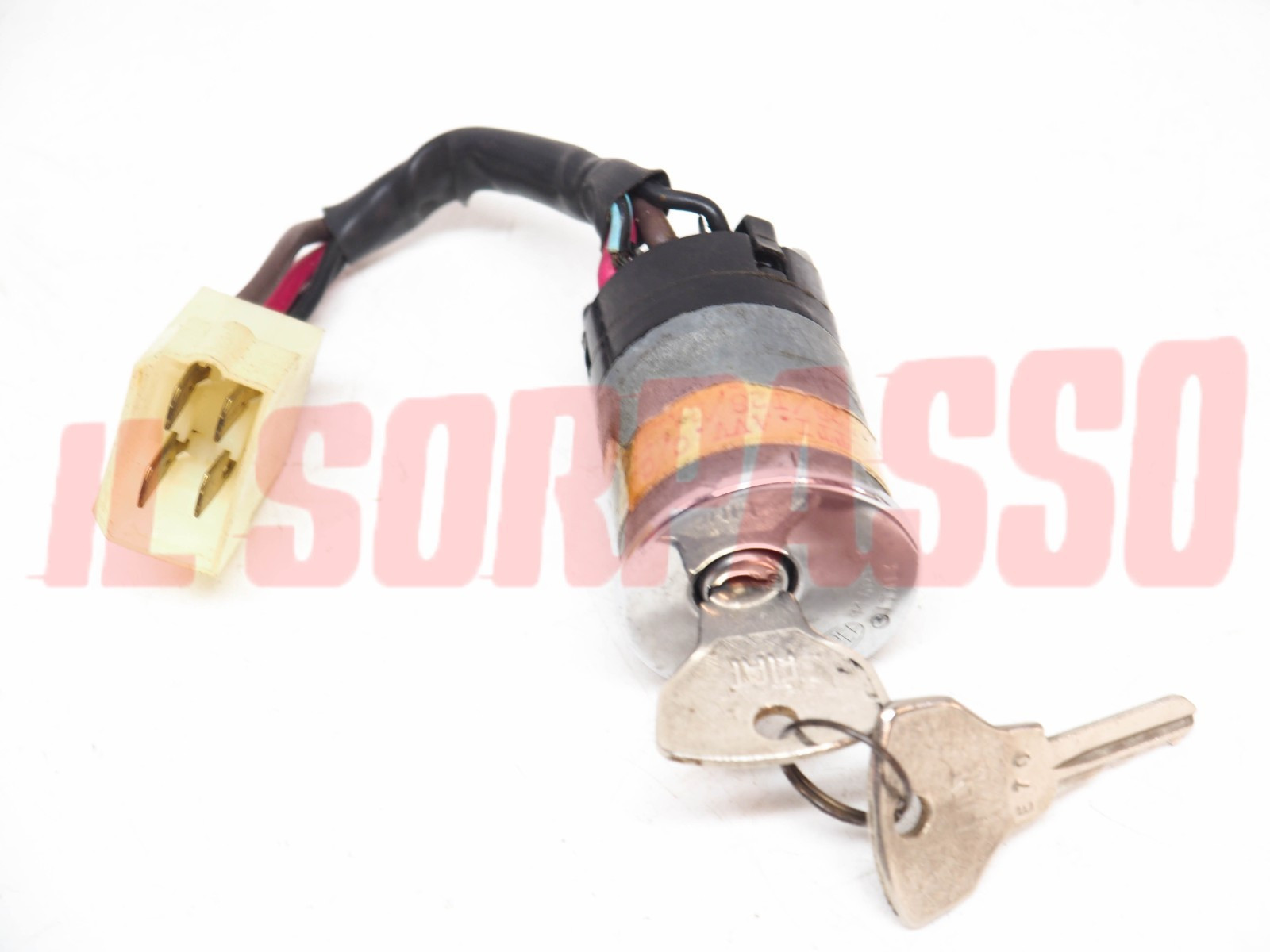 BLOCCHETTO ACCENSIONE FIAT 128 BERLINA RALLY 1 SERIE ORIGINALE 4 CONTATTI