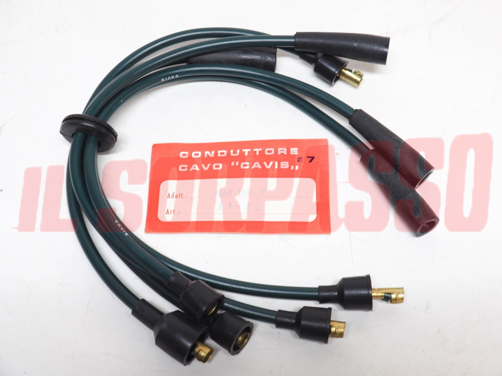 CAVI FILI CANDELE FIAT 1100 R ORIGINALI CAVIS