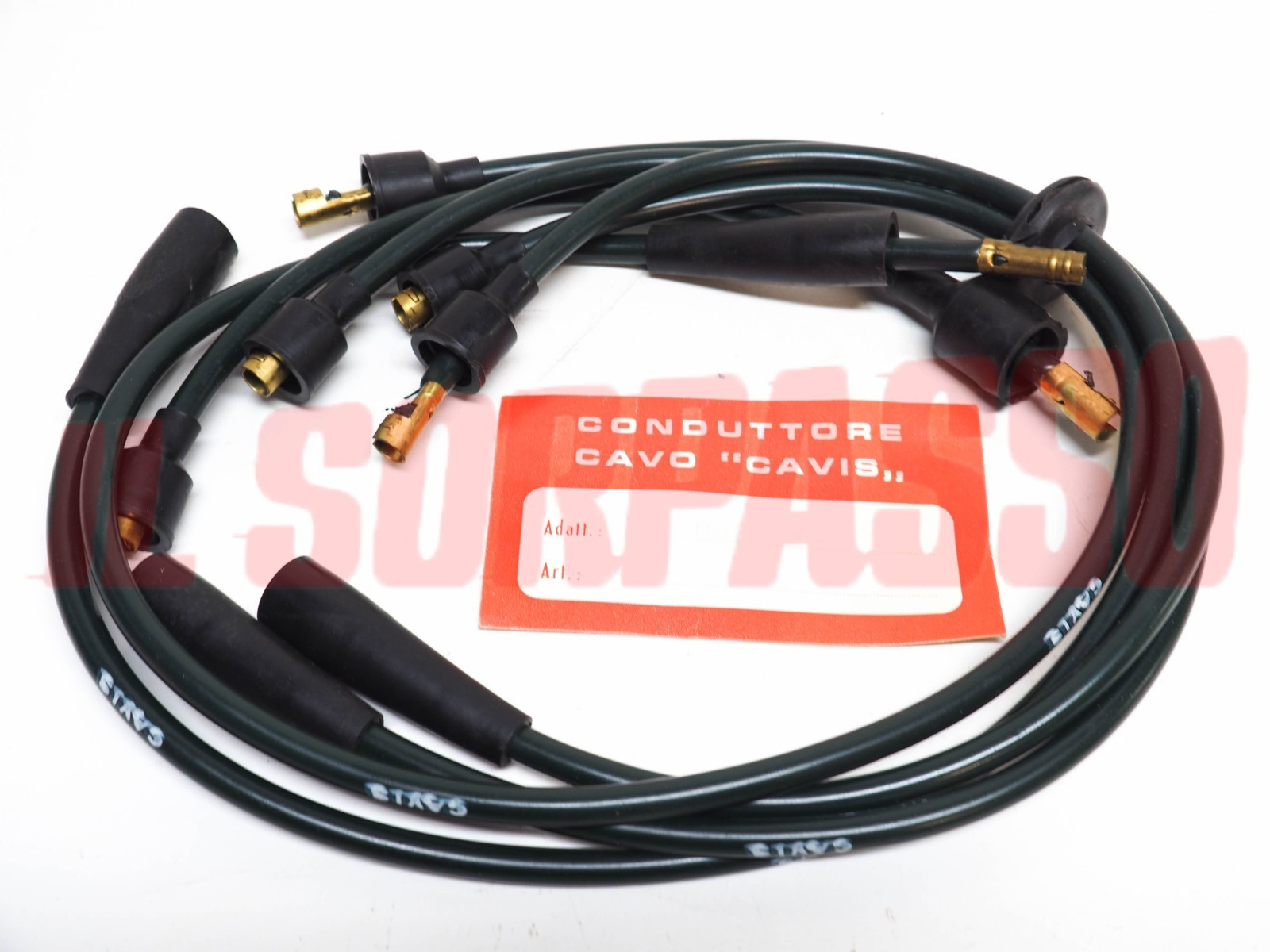 CAVI FILI CANDELE FIAT 132 ORIGINALI CAVIS