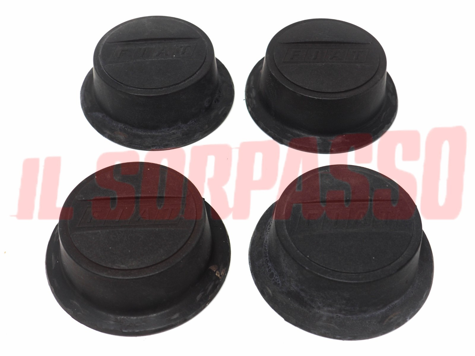 COPPETTE COPRI MOZZO TAPPI RUOTA CERCHI FIAT 900 E PULMINO PANORAMA CORIASCO