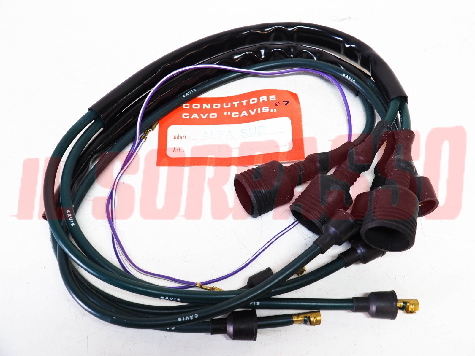 CAVI FILI CANDELE + CAPPUCCI ALFA ROMEO ALFA SUD BERLINA TI SPRINT CAVIS