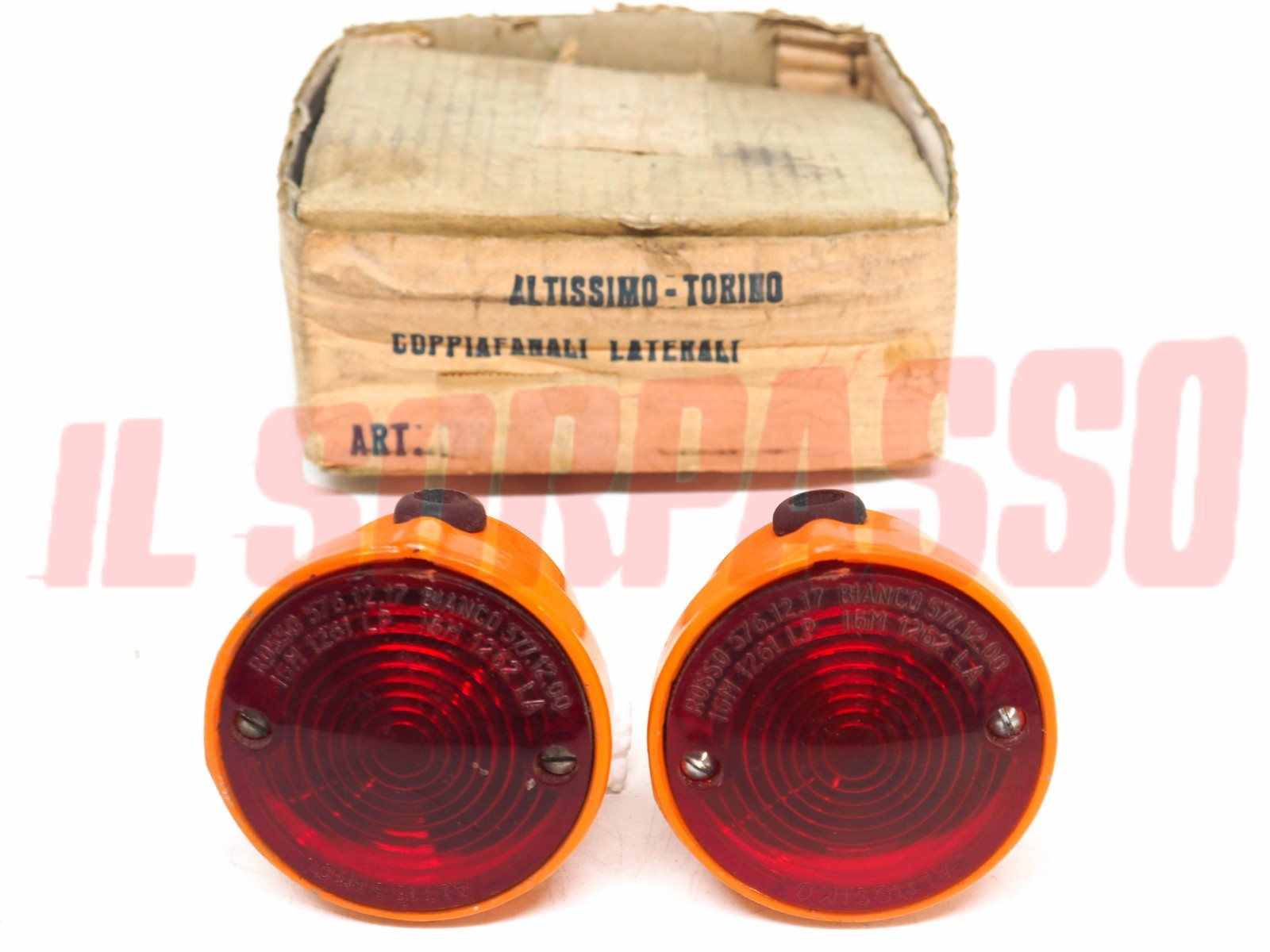 FANALI FARI POSTERIORI TRATTORE PIAGGIO T111 ORIGINALI ALTISSIMO
