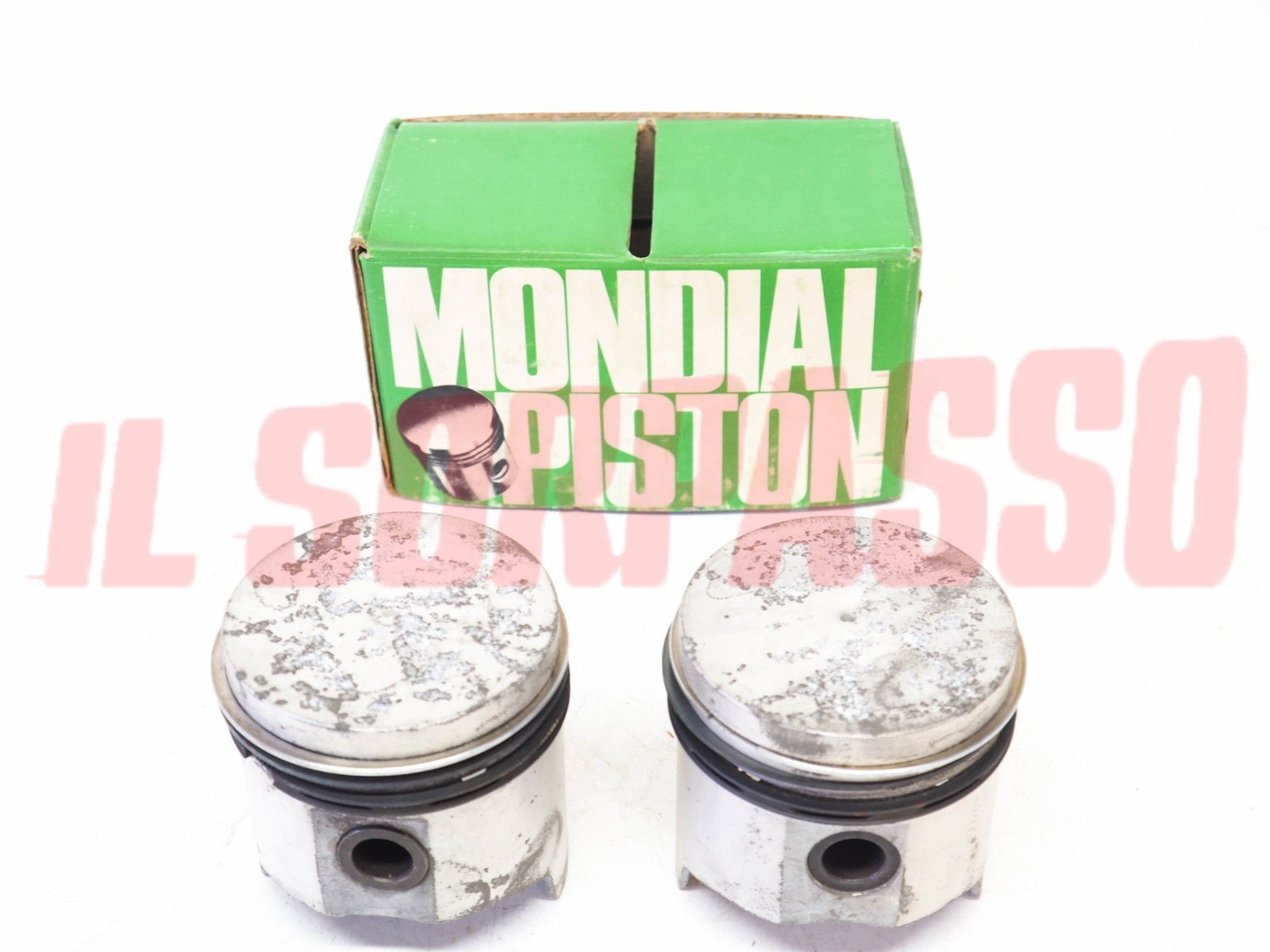 PISTONI + FASCE MOTORE 73,5 MM FIAT 500 R - 126 595 cc ORIGINALI MONDIAL PISTON