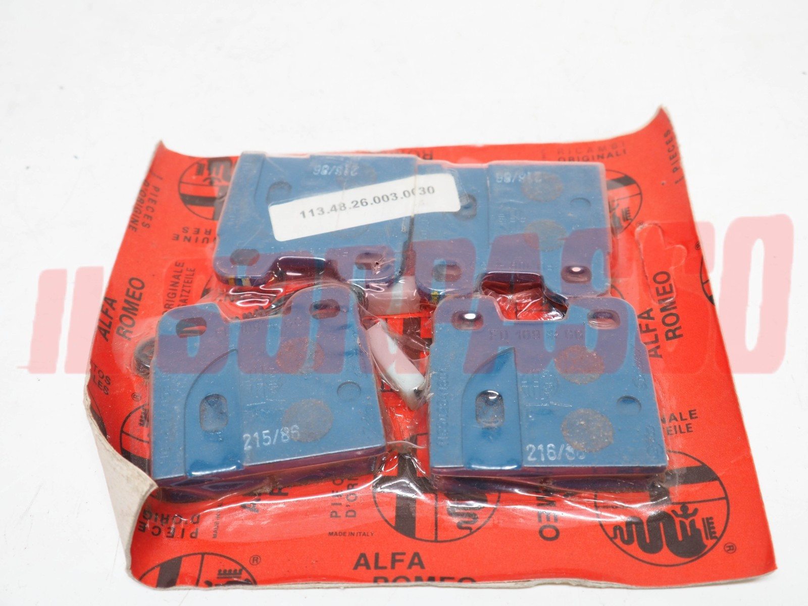 PASTICCHE FRENO POSTERIORI ALFA ROMEO ALFETTA 75 GIULIETTA ATE SEGNALATORE USURA