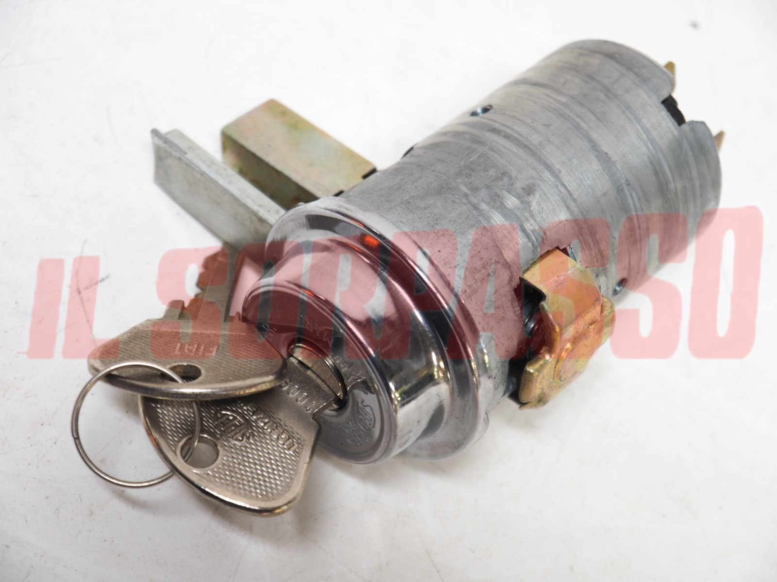 BLOCCHETTO ACCENSIONE BLOCCASTERZO FIAT 850 124 DINO COUPE SPIDER 7 CONTATTI