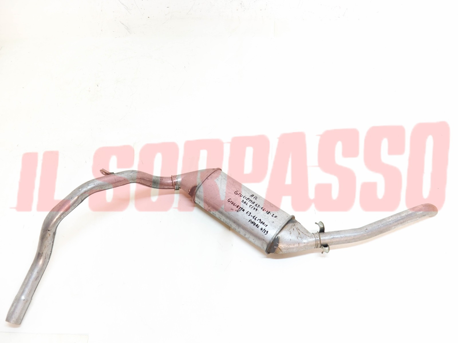 MARMITTA  FINALE TERMINALE ALFA ROMEO GIULIETTA 1300 1600 1800 2000 SUPER