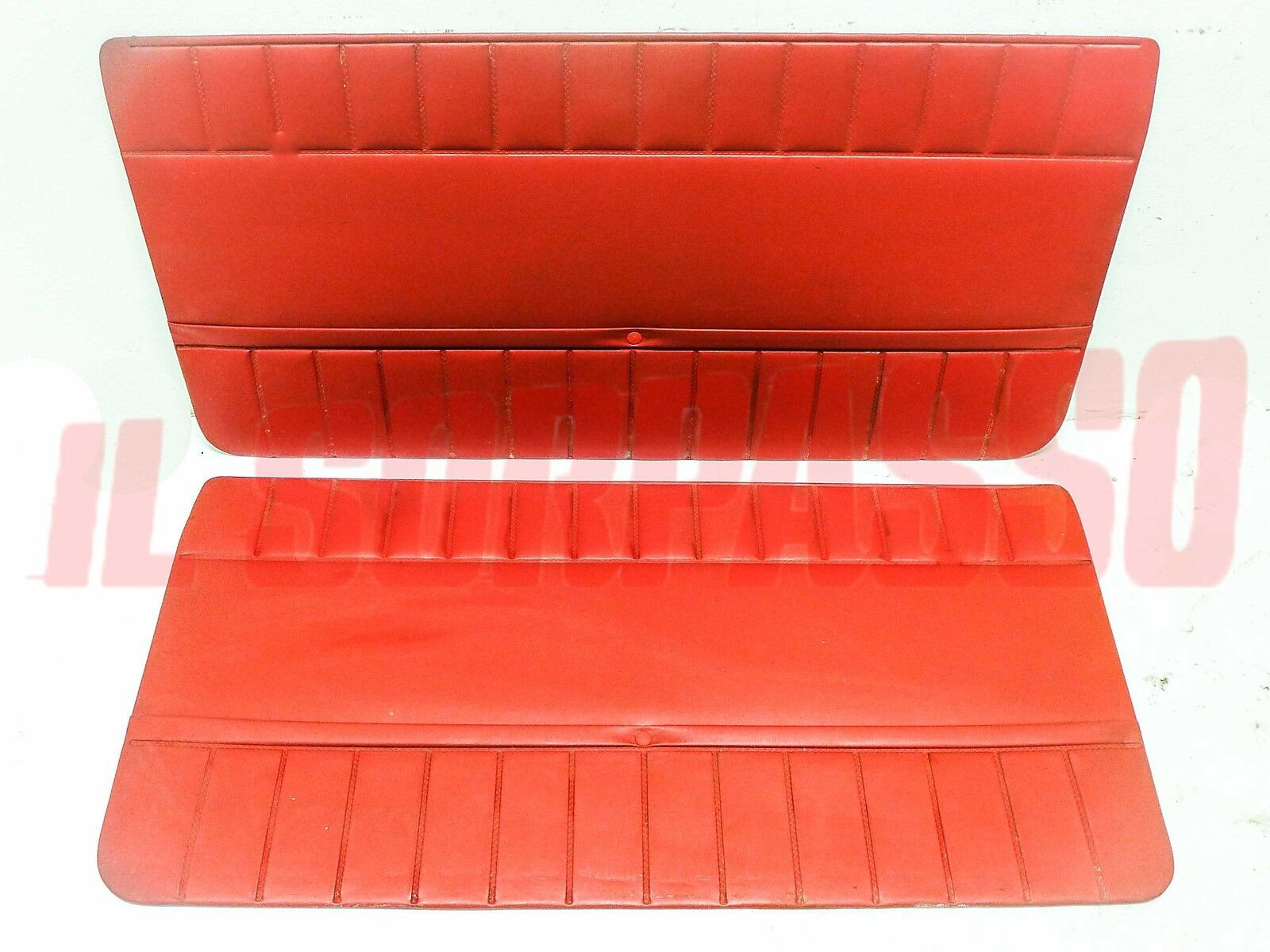 PANNELLI PORTA ANTERIORI FIAT 127 1 SERIE ROSSI ORIGINALI