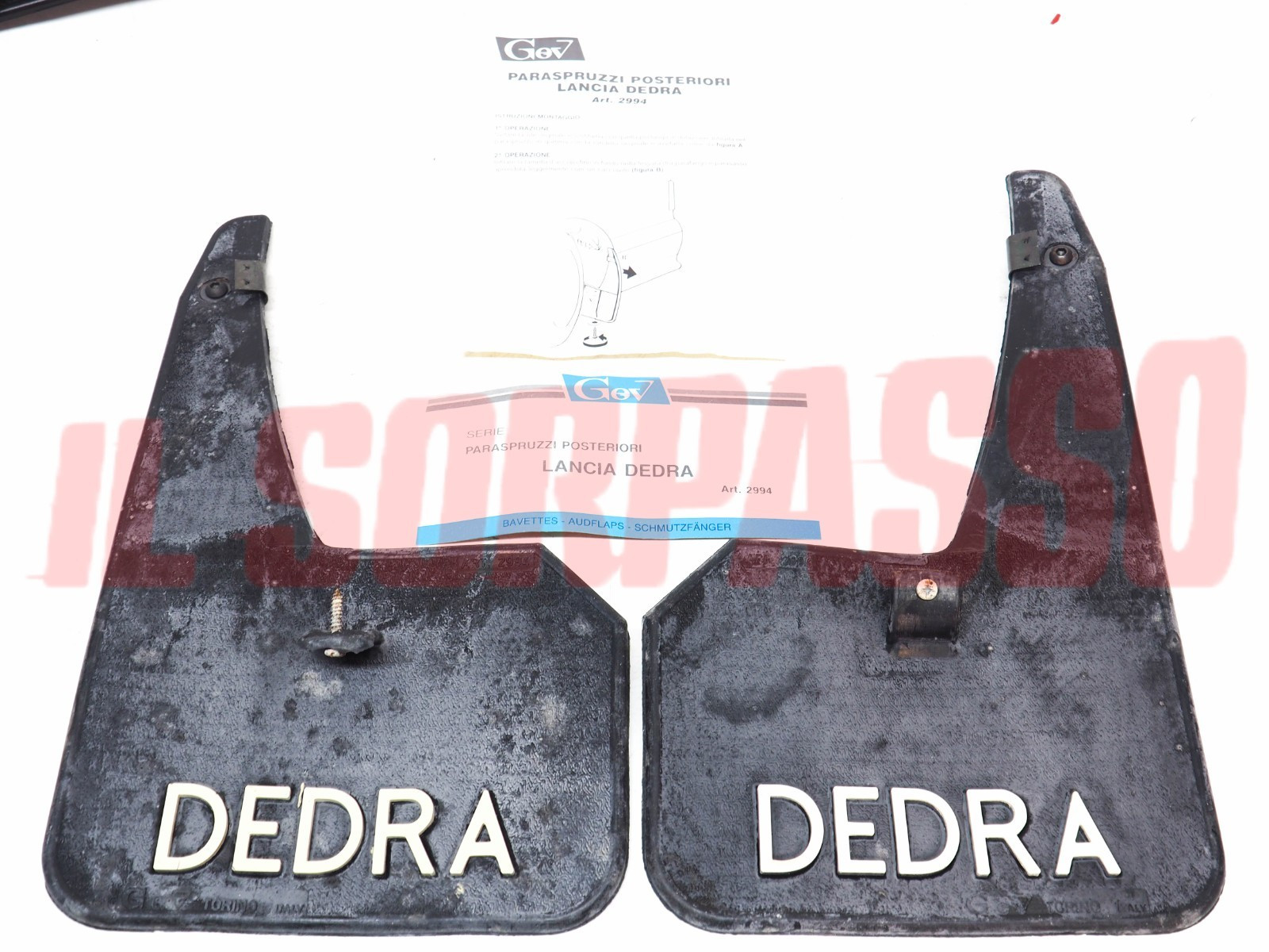 PARASPRUZZI PARAFANGHI POSTERIORI LANCIA DEDRA ORIGINALI