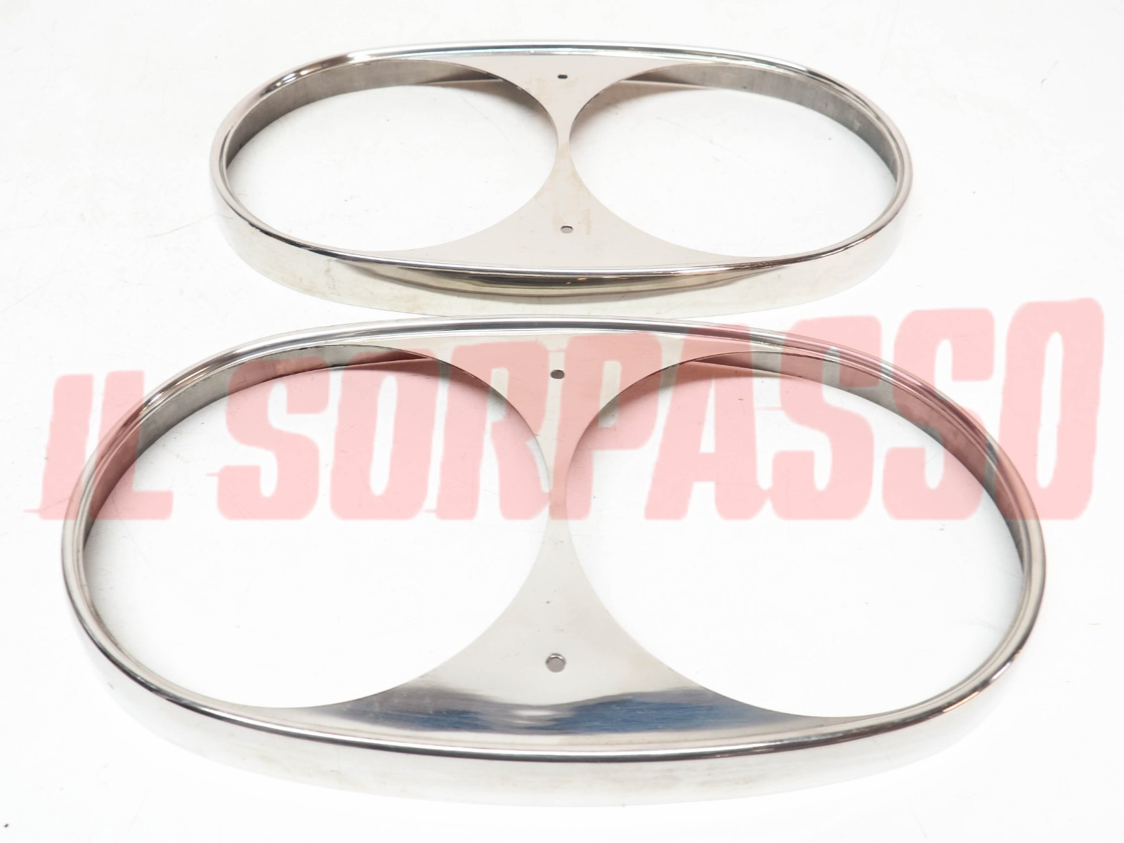 CORNICI CERCHI FARO DESTRO + SINISTRO LAMBORGHINI GT 400