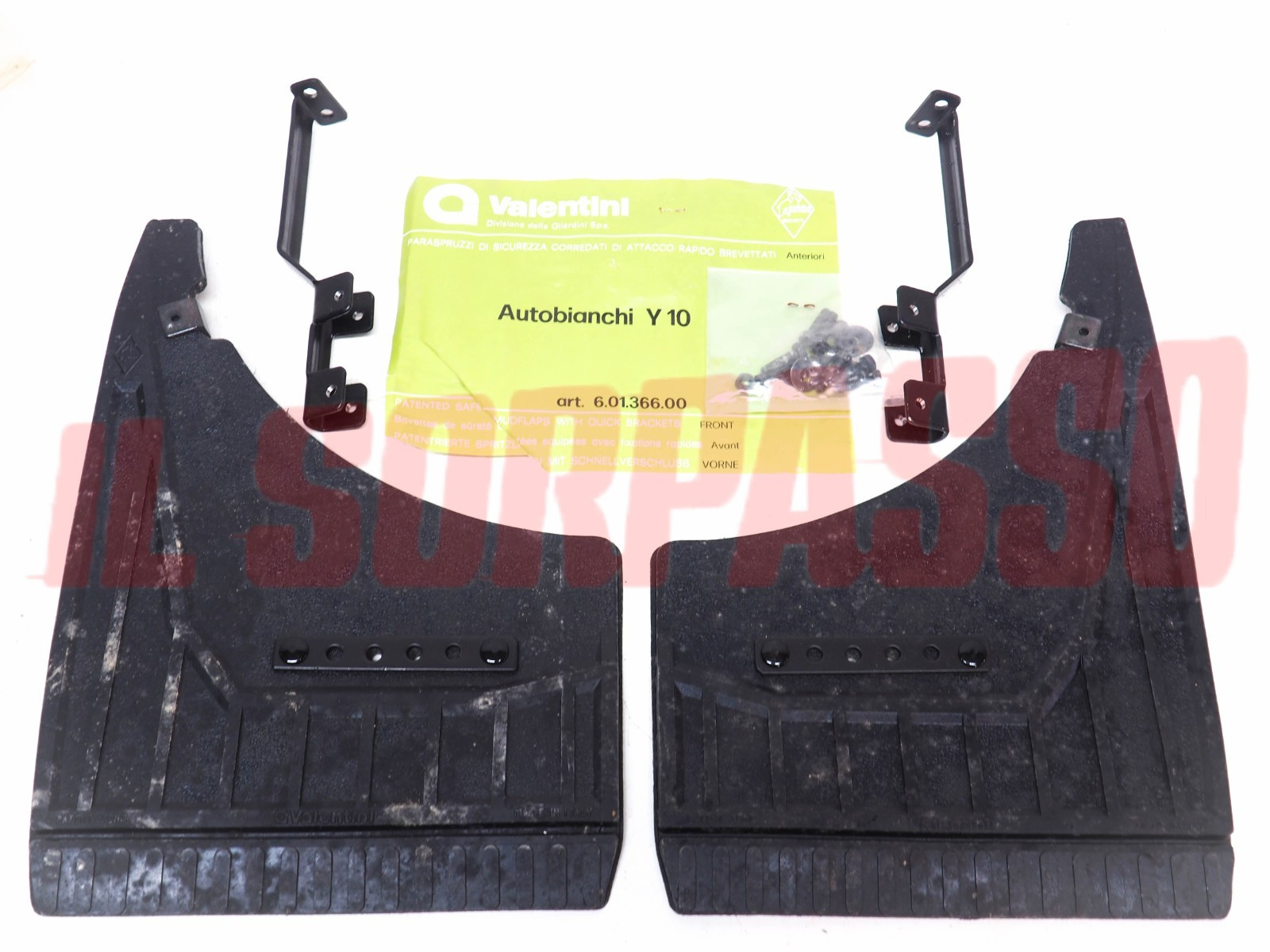 PARASPRUZZI PARAFANGHI ANTERIORI AUTOBIANCHI Y10 + TURBO + 4x4  VALENTINI