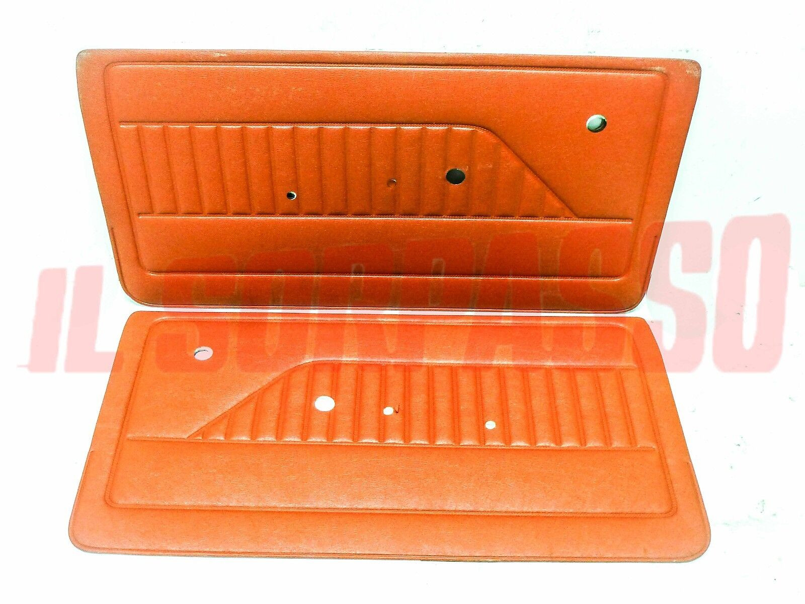 PANNELLI PORTA ANTERIORI FIAT 127 3 SERIE ROSSI ORIGINALI