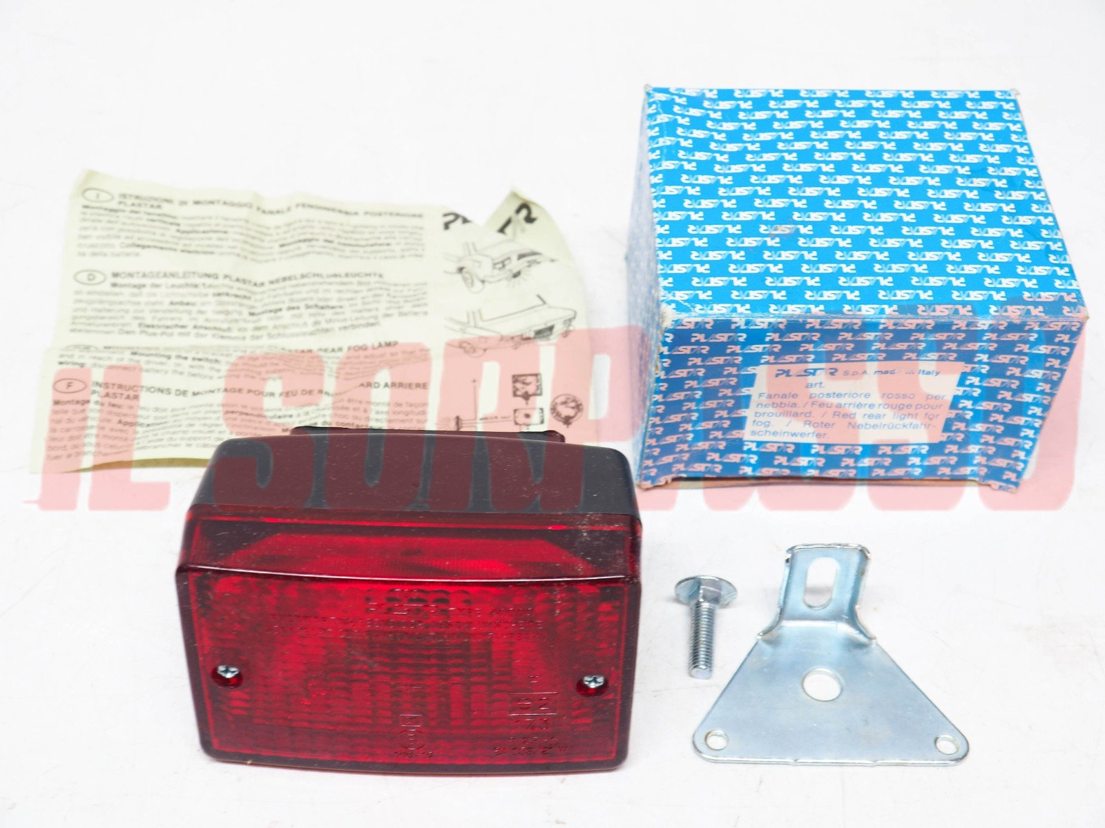 FANALINO RETRO NEBBIA PARAURTI POSTERIORE AUTOBIANCHI A112 FIAT 127 128 PLASTAR
