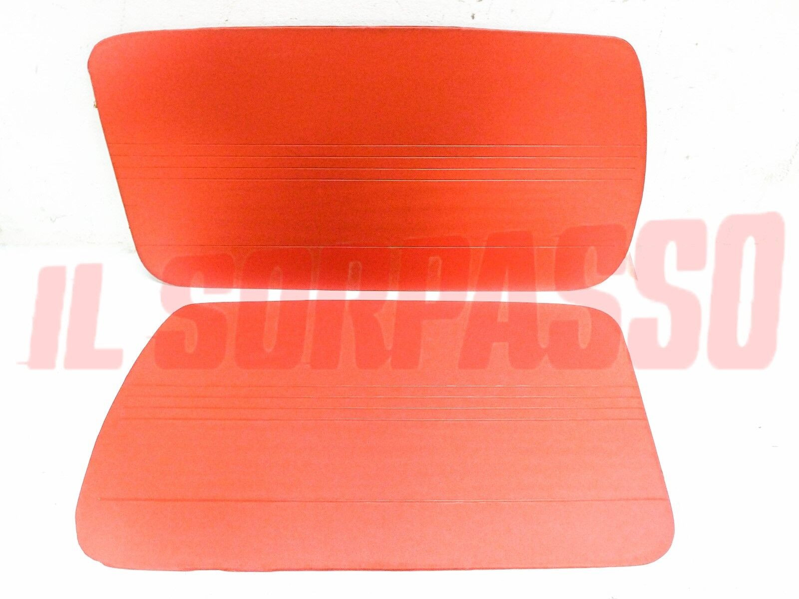 PANNELLI PORTA DESTRO + SINISTRO FIAT 500 D ORIGINALI ROSSO