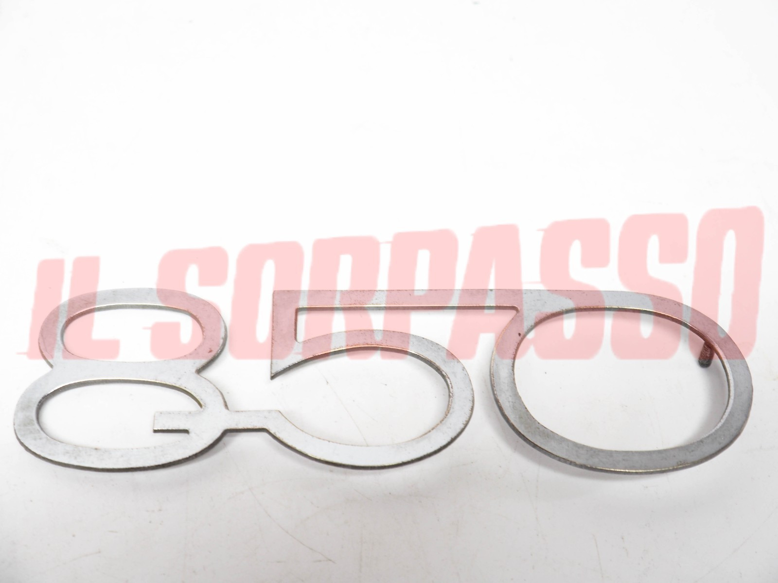SCRITTA FREGIO FIAT 850 TIPO 600 ABARTH 850 TC ORIGINALE 15,2 CM