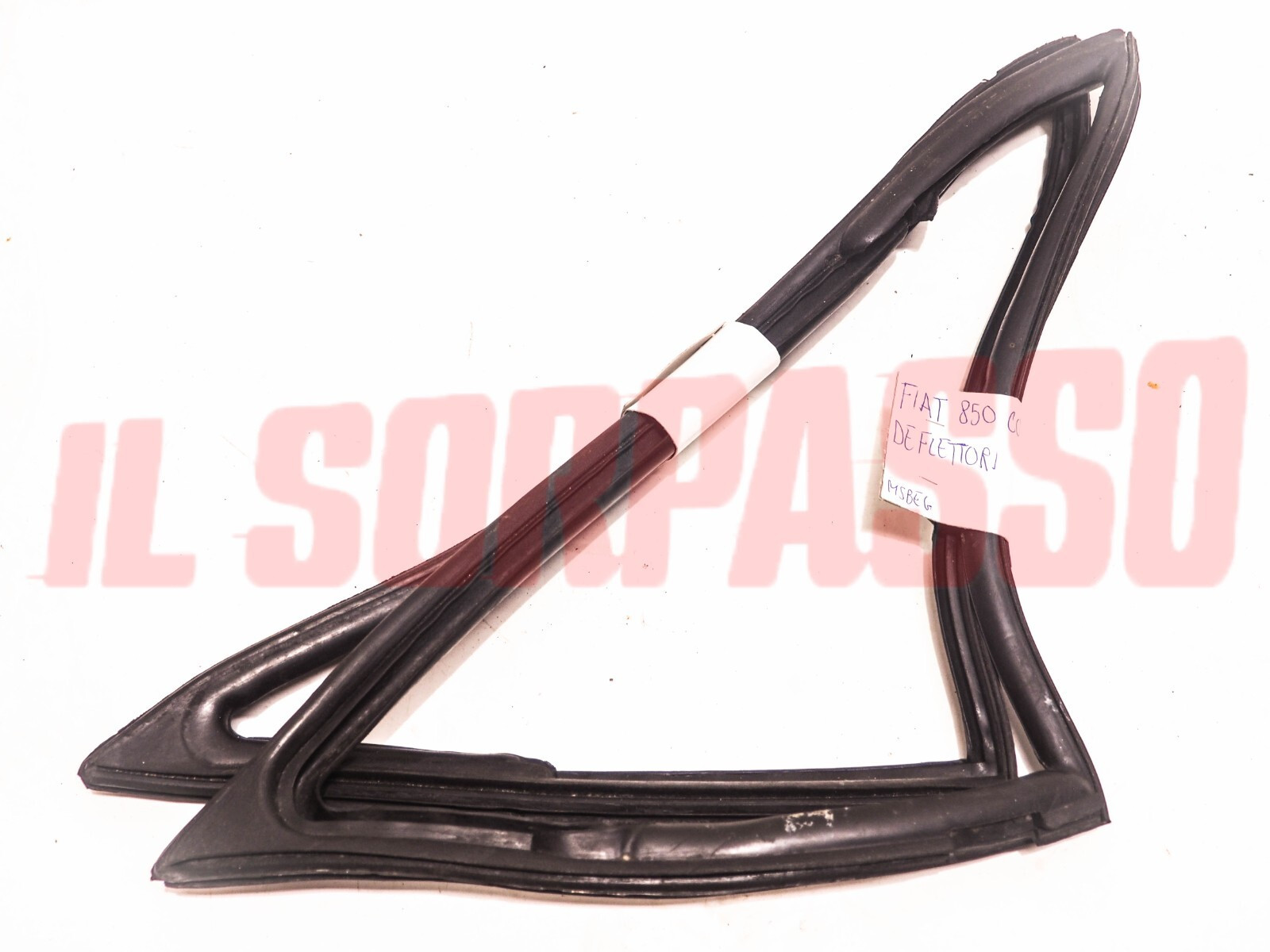 GUARNIZIONI VETRI DEFLETTORI PORTA DESTRA SINISTRA FIAT 850 COUPE SPORT NOS