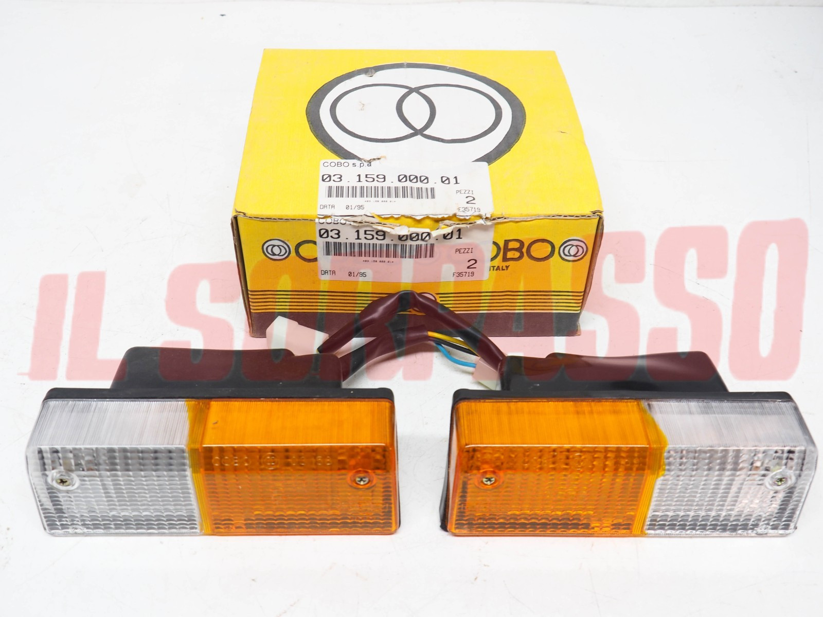 FANALI FARI POSTERIORI + CUFFIE TRATTORI FIAT 780 880 ORIGINALI COBO