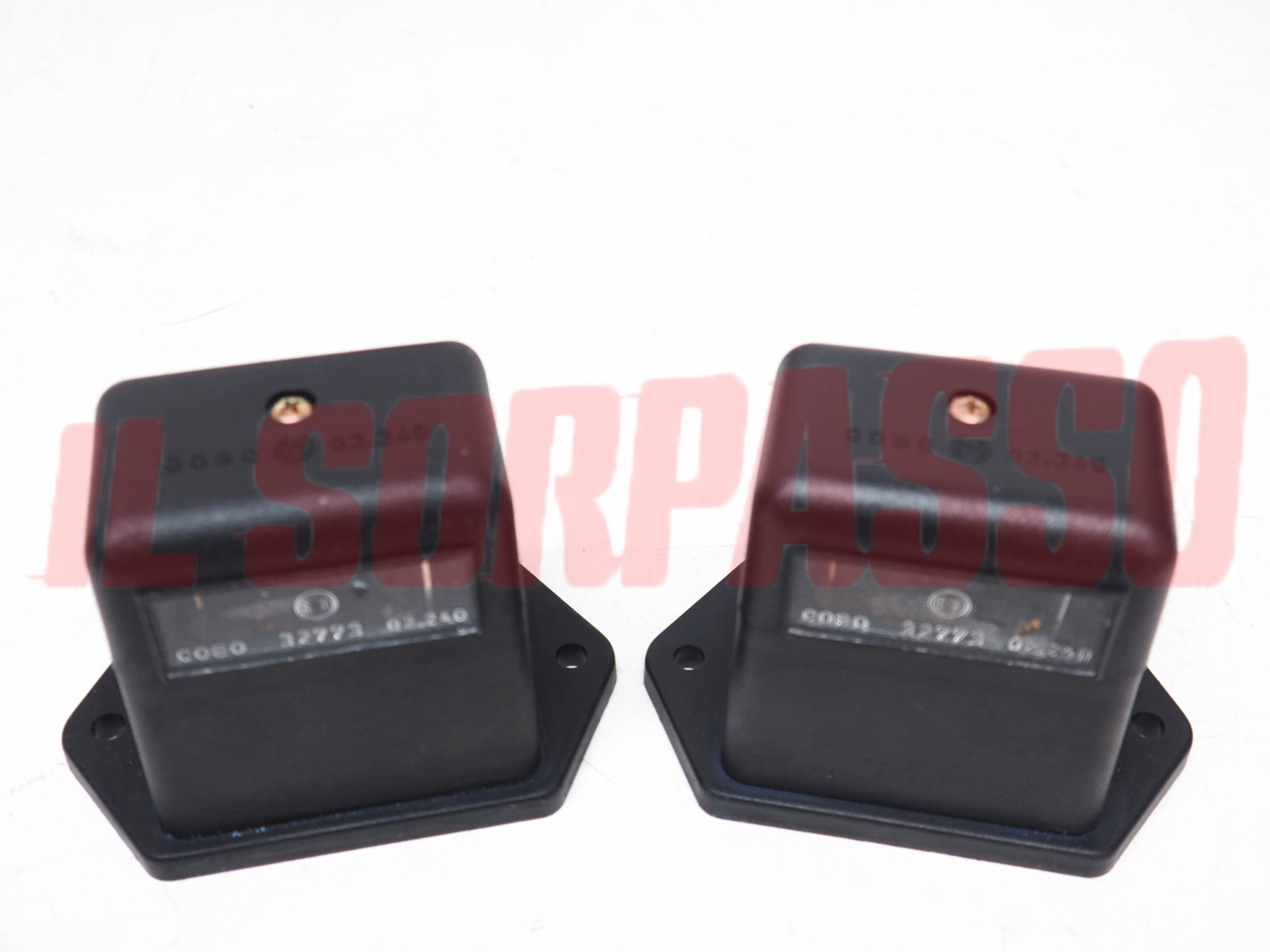 FANALINI TARGA  AUTOCARRI RIMORCHI TRATTORI ANNI 80 - 90 ORIGINALI COBO