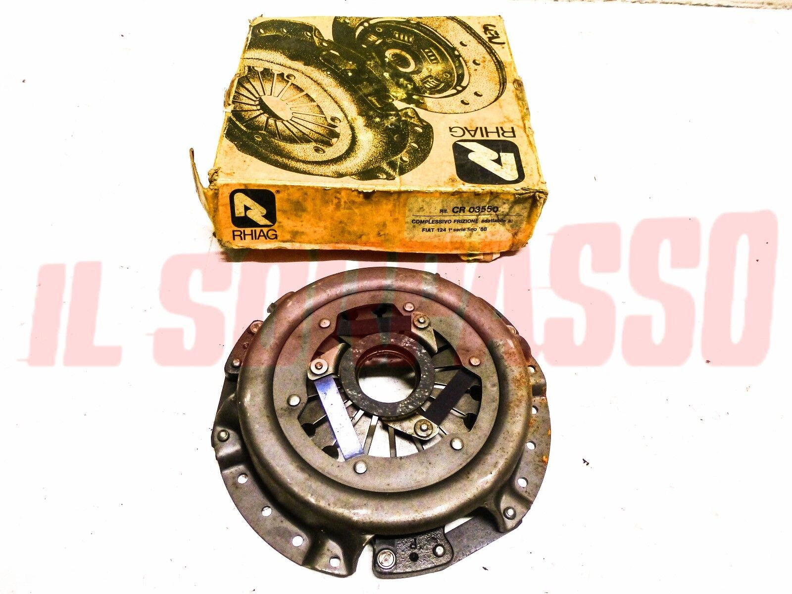 COMPLESSIVO SPINGIDISCO FRIZIONE FIAT 124 1 SERIE FINO AL 1968 ORIGINALE