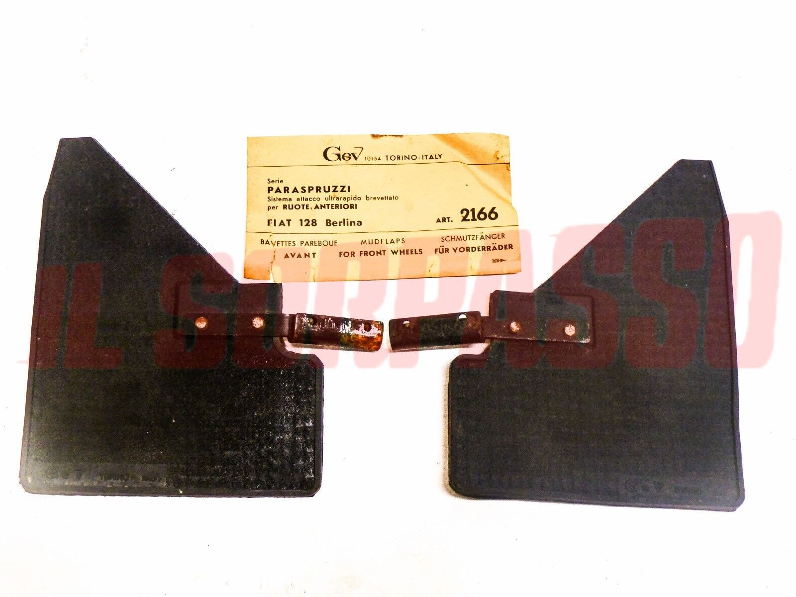 PARASPRUZZI PARAFANGHI ANTERIORI FIAT 128 BERLINA RALLY