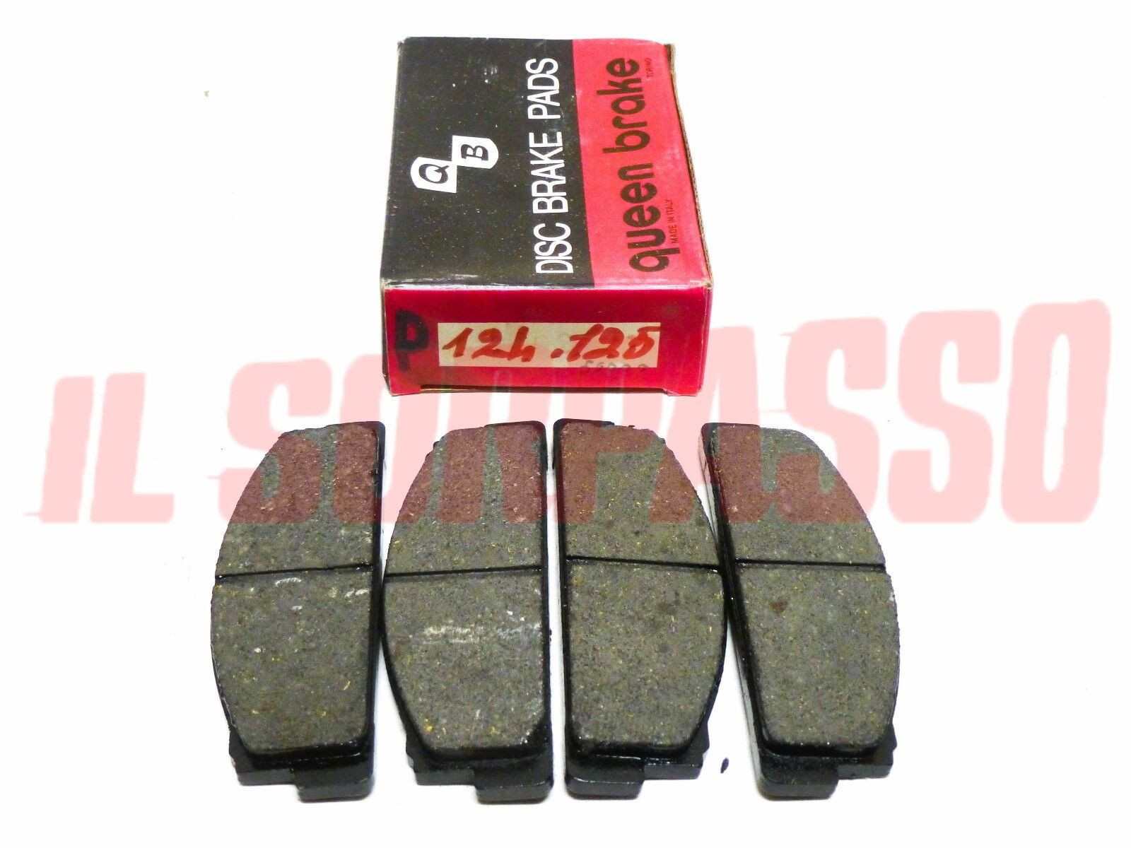 PASTICCHE FRENO POSTERIORI FIAT 124 - 125 - 132 ORIGINALI QB