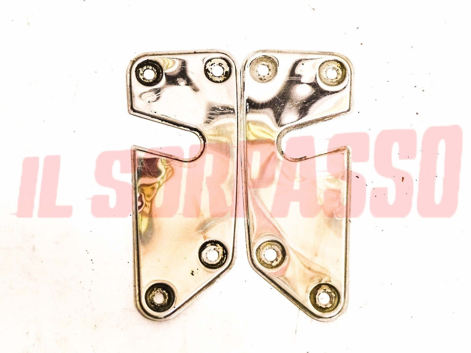 PLACCHE SERRATURA PORTA DESTRA SINISTRA FIAT DINO COUPE 2000 ORIGINALE