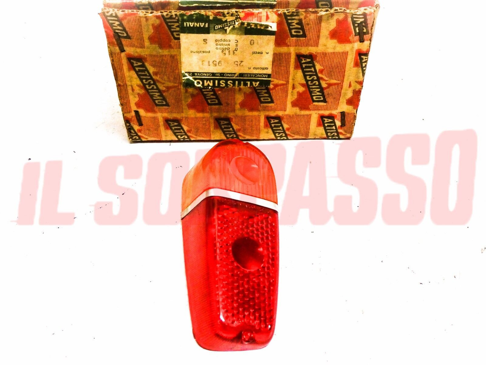 PLASTICA FANALE FARO POSTERIORE SINISTRO ALTISSIMO FIAT 600 2 SERIE + MULTIPLA
