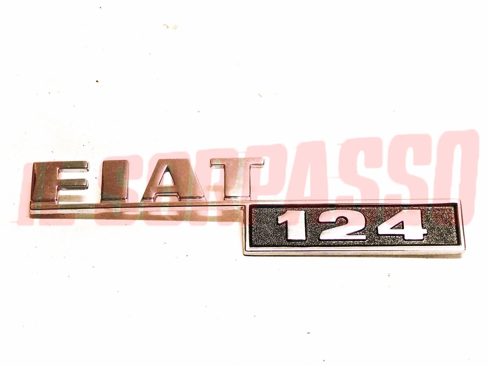 SCRITTA FREGIO POSTERIORE FIAT 124 BERLINA ORIGINALE