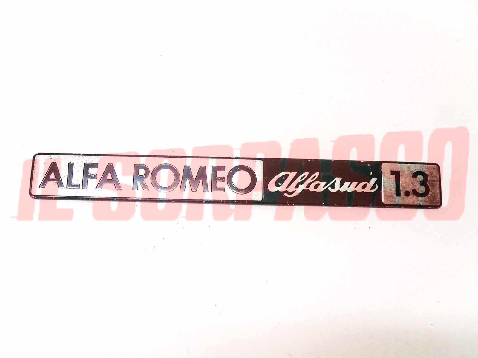 SCRITTA SIGLA COFANO POSTERIORE A.R ALFA SUD 1300 cc 1.3 ORIGINALE