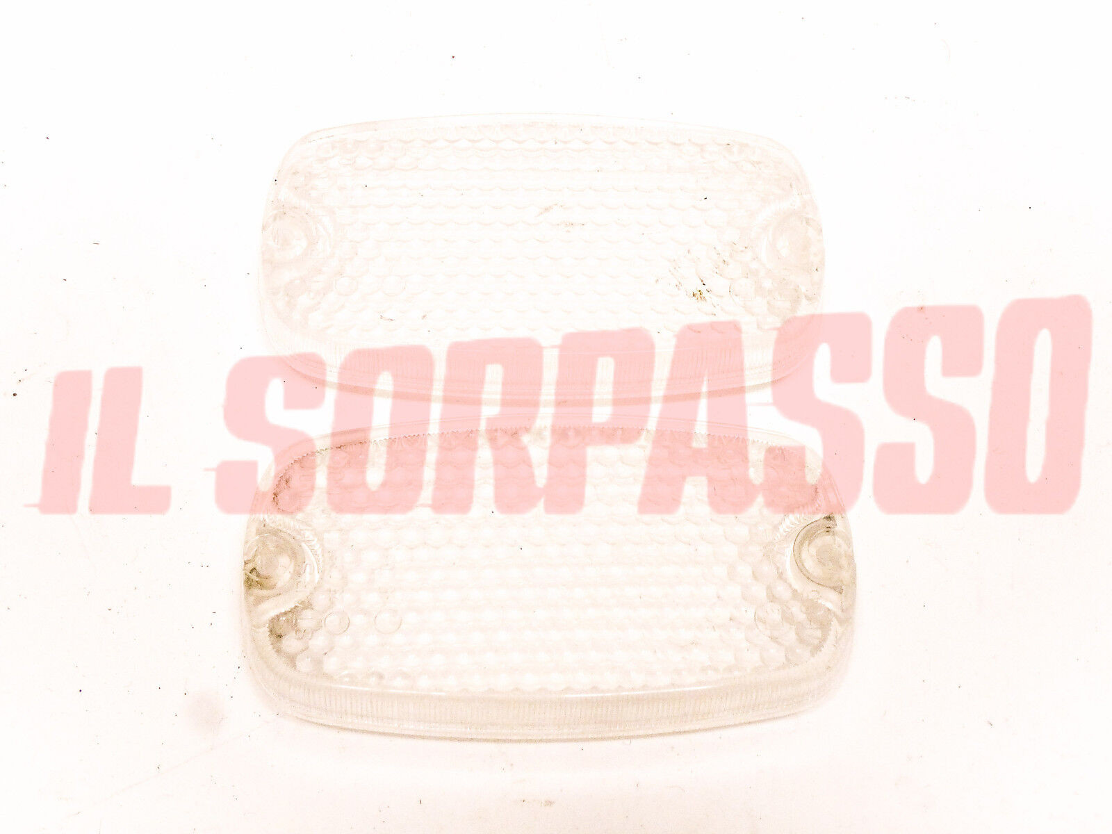 PLASTICHE FANALINI FRECCE ANTERIORI FIAT 850 PULMINO FAMILIARE ORIGINALI