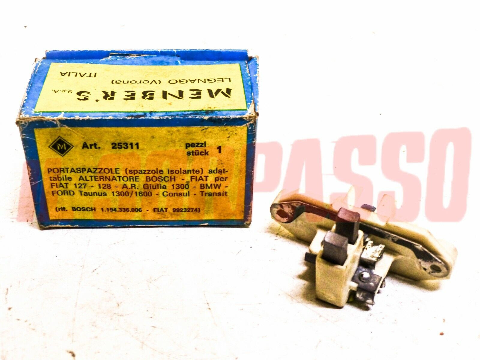 PORTA SPAZZOLE ALTERNATORE ALFA ROMEO GIULIA GT DUETTO 1300 - FIAT 127 128 BOSCH