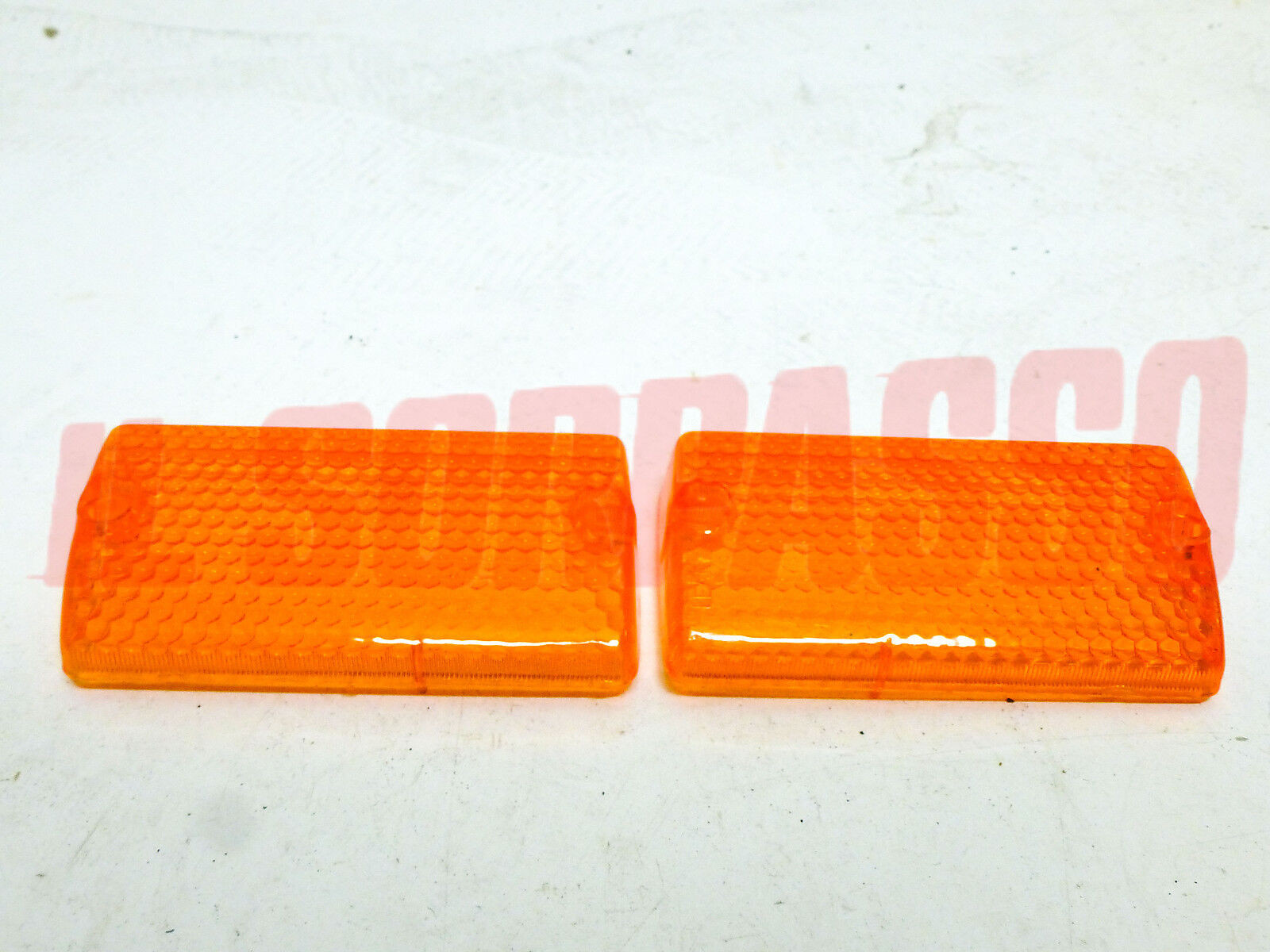 PLASTICHE FANALINI ANTERIORI ARANCIONI AUTOBIANCHI A112 1 2 3 ABARTH ALTISSIMO