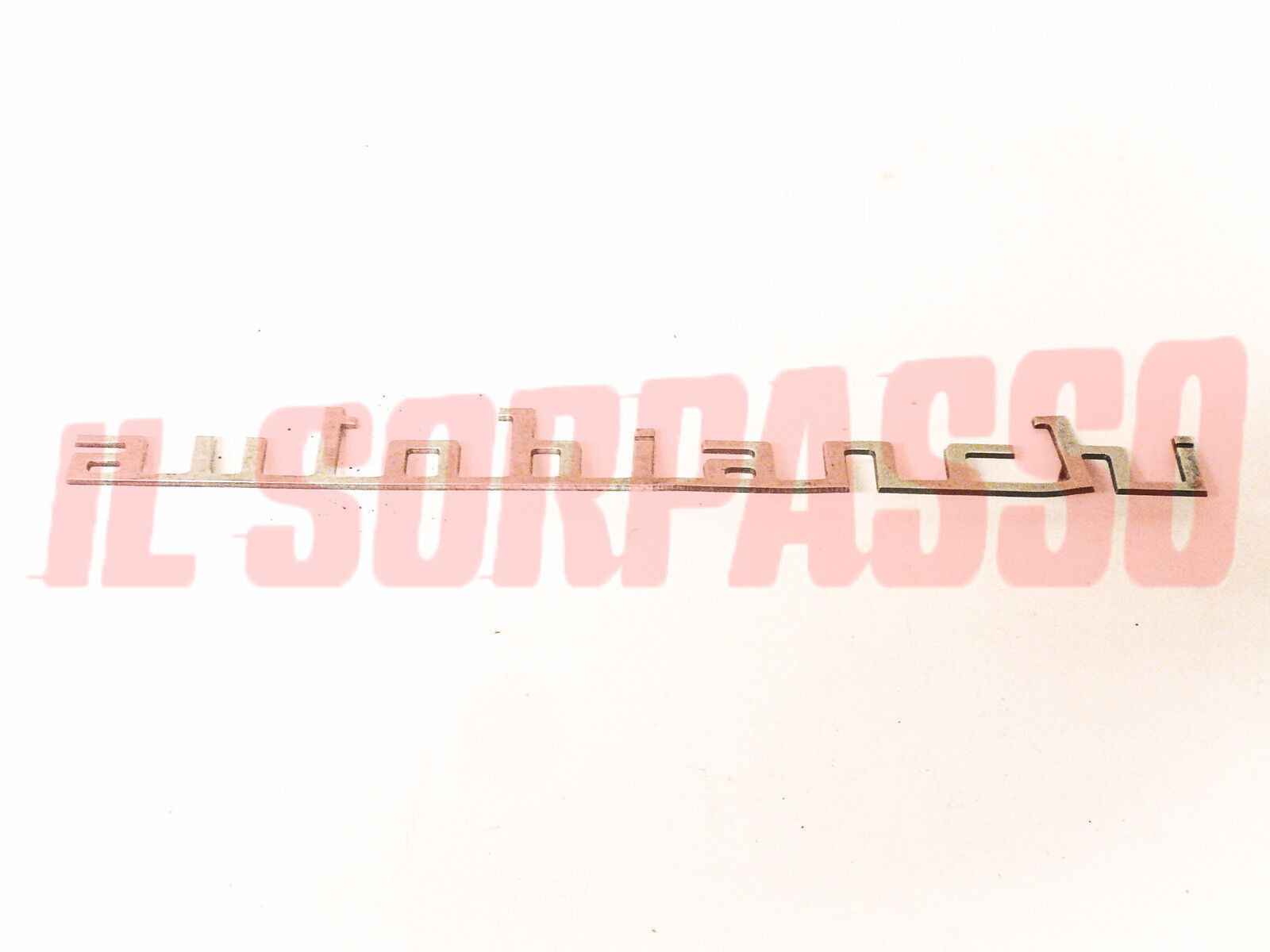 SCRITTA COFANO AUTOBIANCHI A111 A 111 ORIGINALE