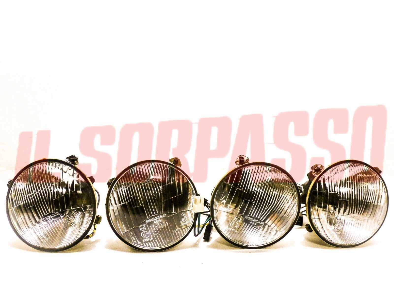 GRUPPI OTTICI FANALI FARI ALFA ROMEO ALFA 6 2500 CC ORIGINALI CARELLO