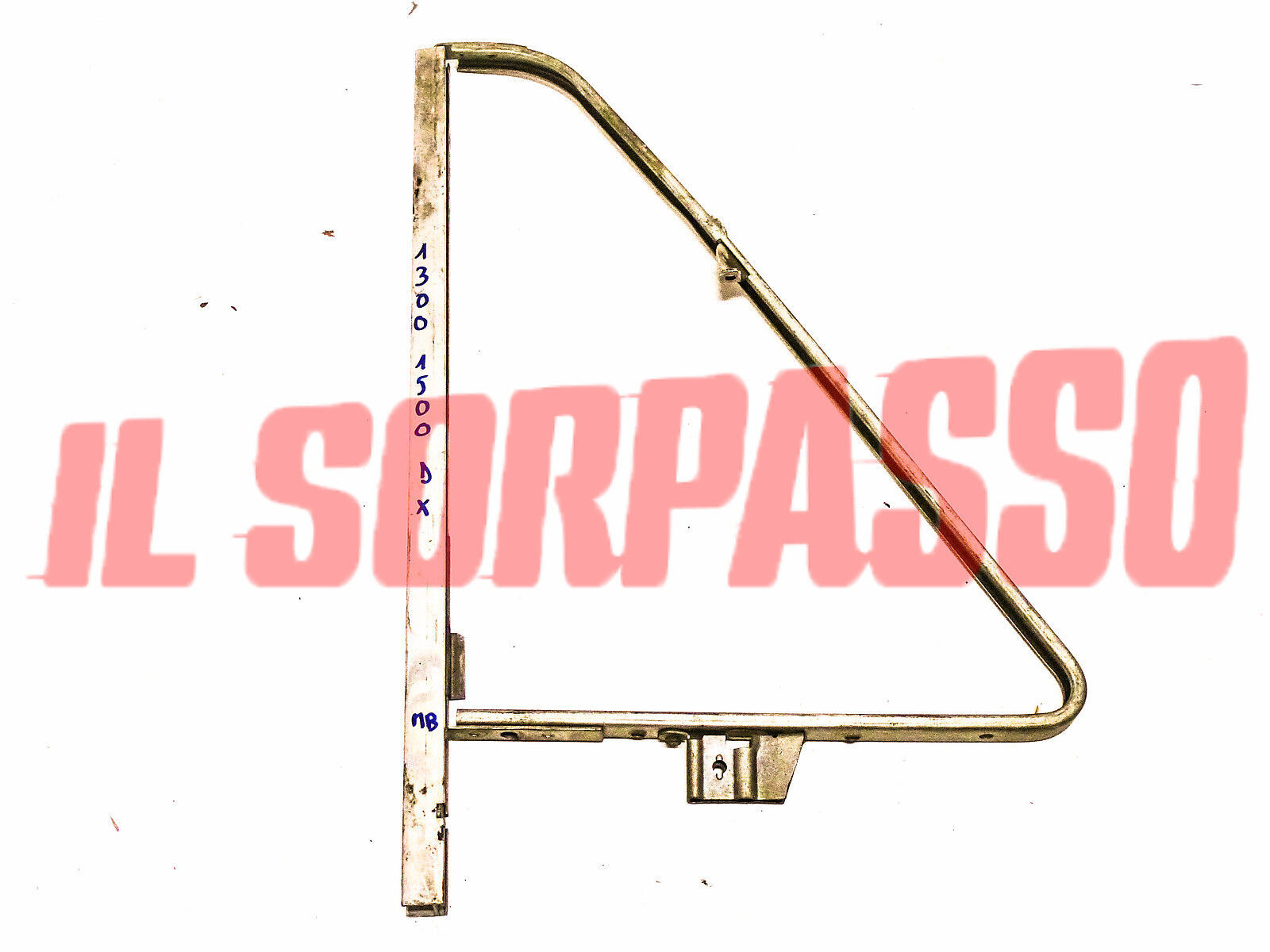 TELAIO DEFLETTORE DESTRO PORTA FIAT 1300 1500 BERLINA ORIGINALE