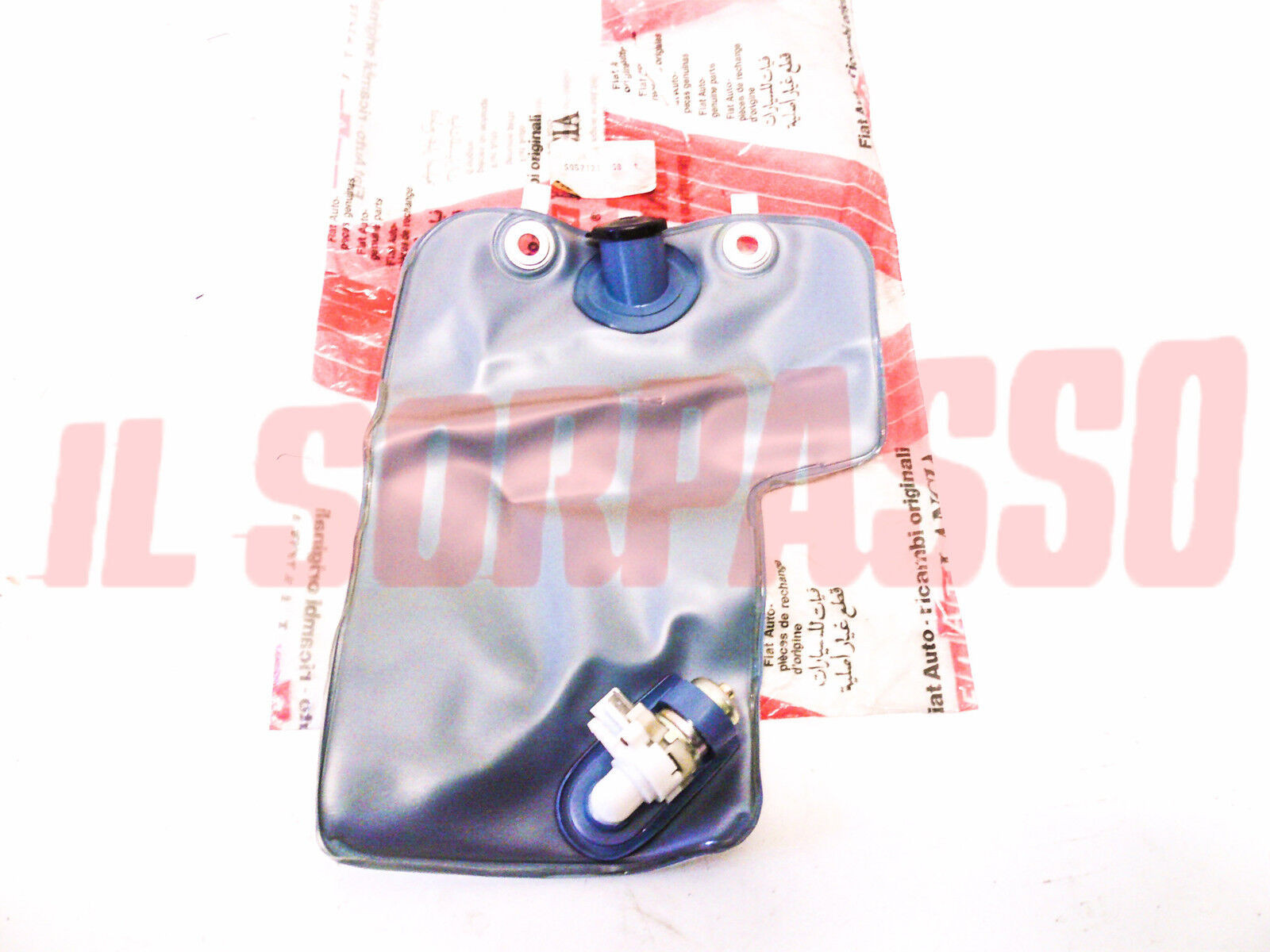 SACCA BORSA ACQUA CONTENITORE LIQUIDO TERGI CRISTALLO + POMPA FIAT UNO + TURBO