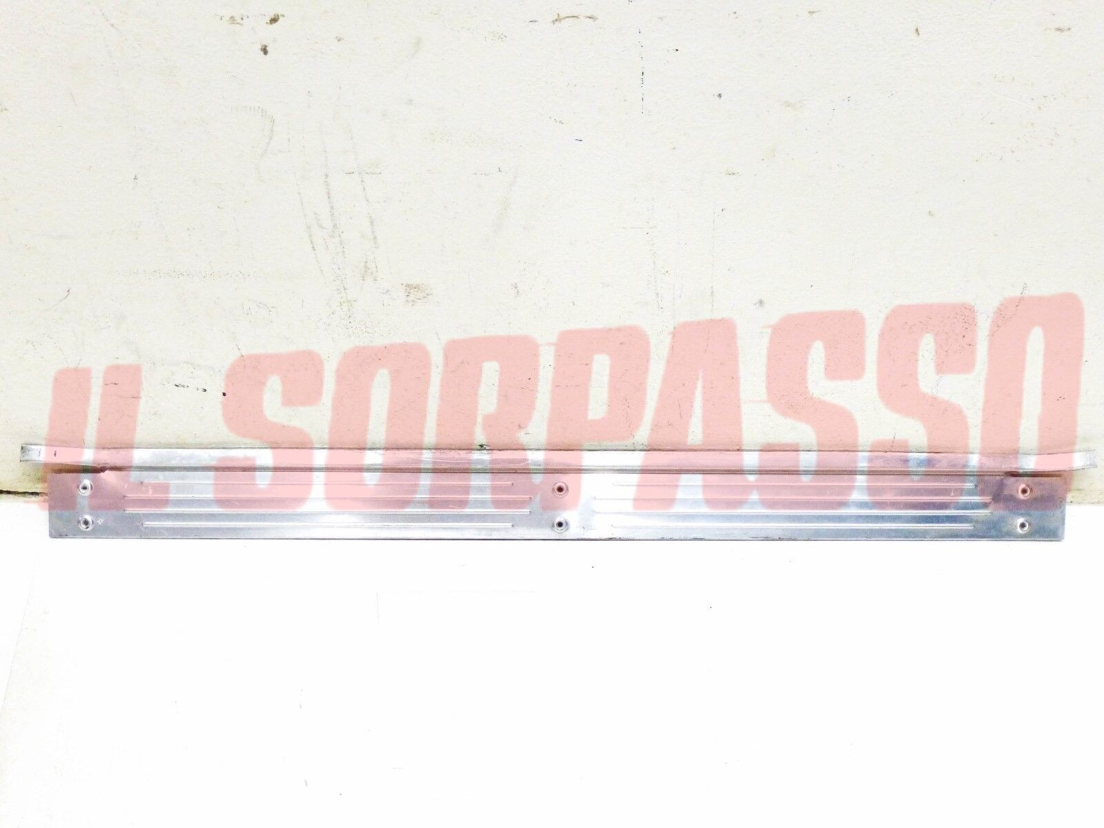 PROFILO MODANATURA BATTITACCO IN ALLUMINIO FIAT 500 D ORIGINALE DELL'EPOCA!! NOS