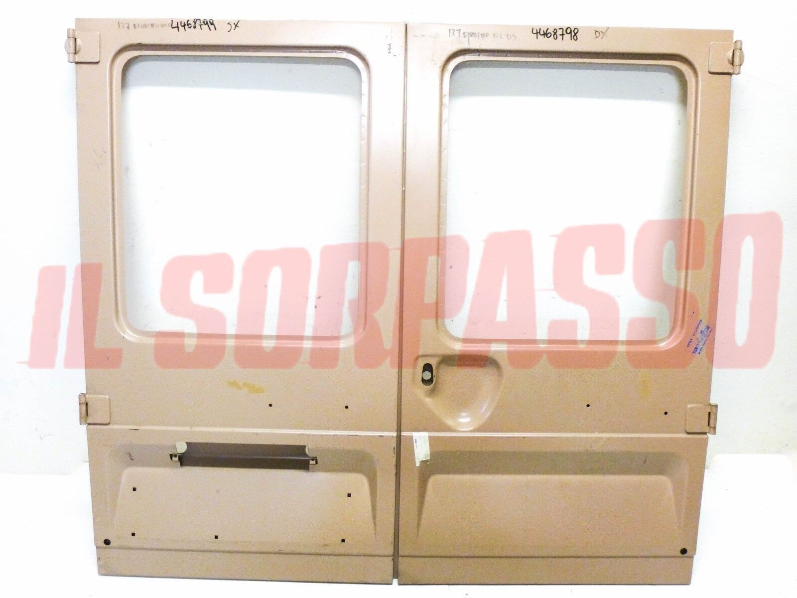 PORTA PORTELLONE POSTERIORE DESTRA + SINISTRA FIAT 127 FIORINO ORIGINALI