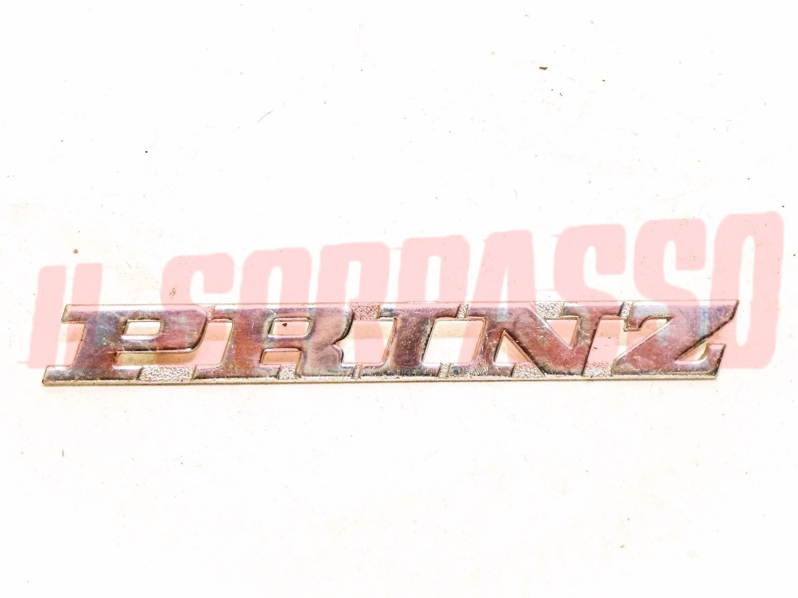 SCRITTA SIGLA NSU PRINZ ALLUMINIO ORIGINALE