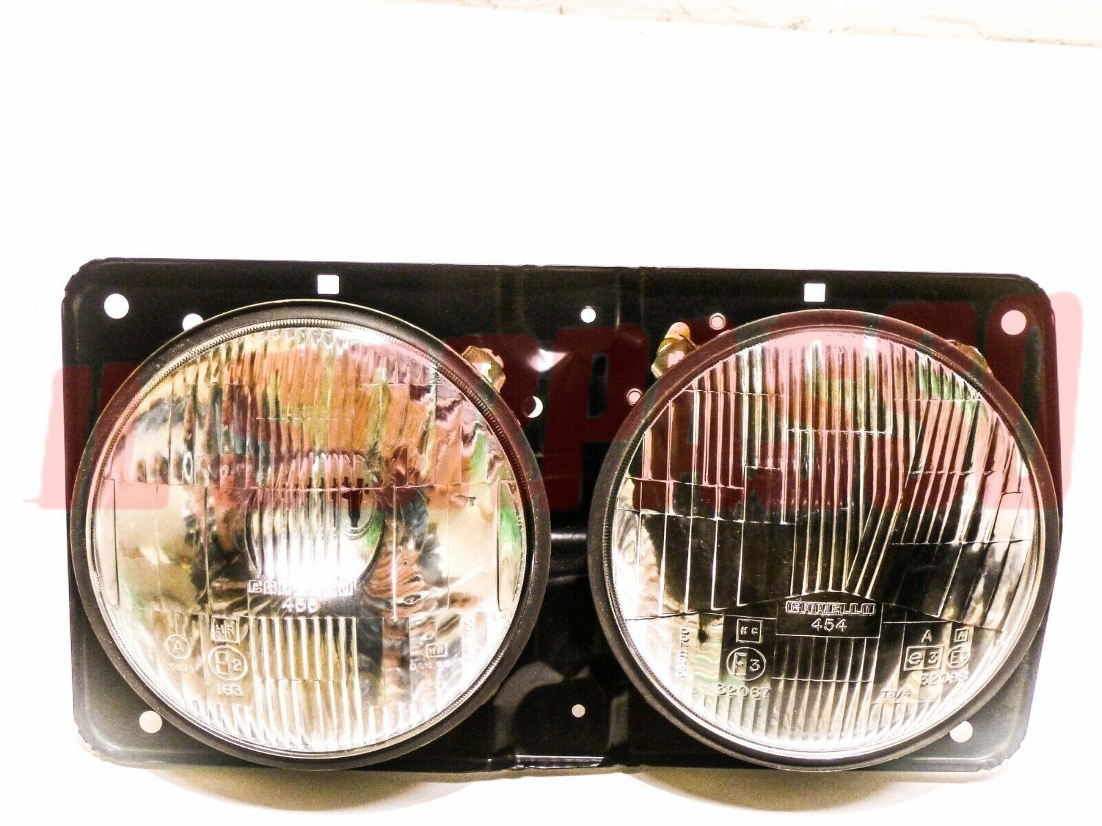 GRUPPI OTTICI FANALI + SEDE FARO SINISTRA FIAT 131 ABARTH SPECIAL JODIO CARELLO