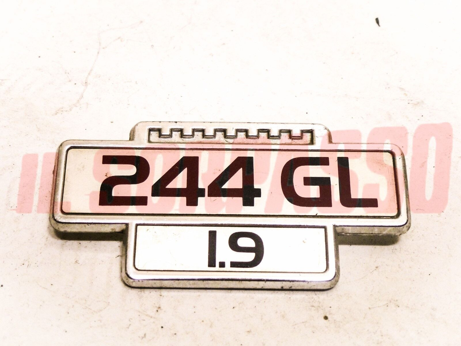 SCRITTA SIGLA VOLVO 244 GL 1.9 ORIGINALE