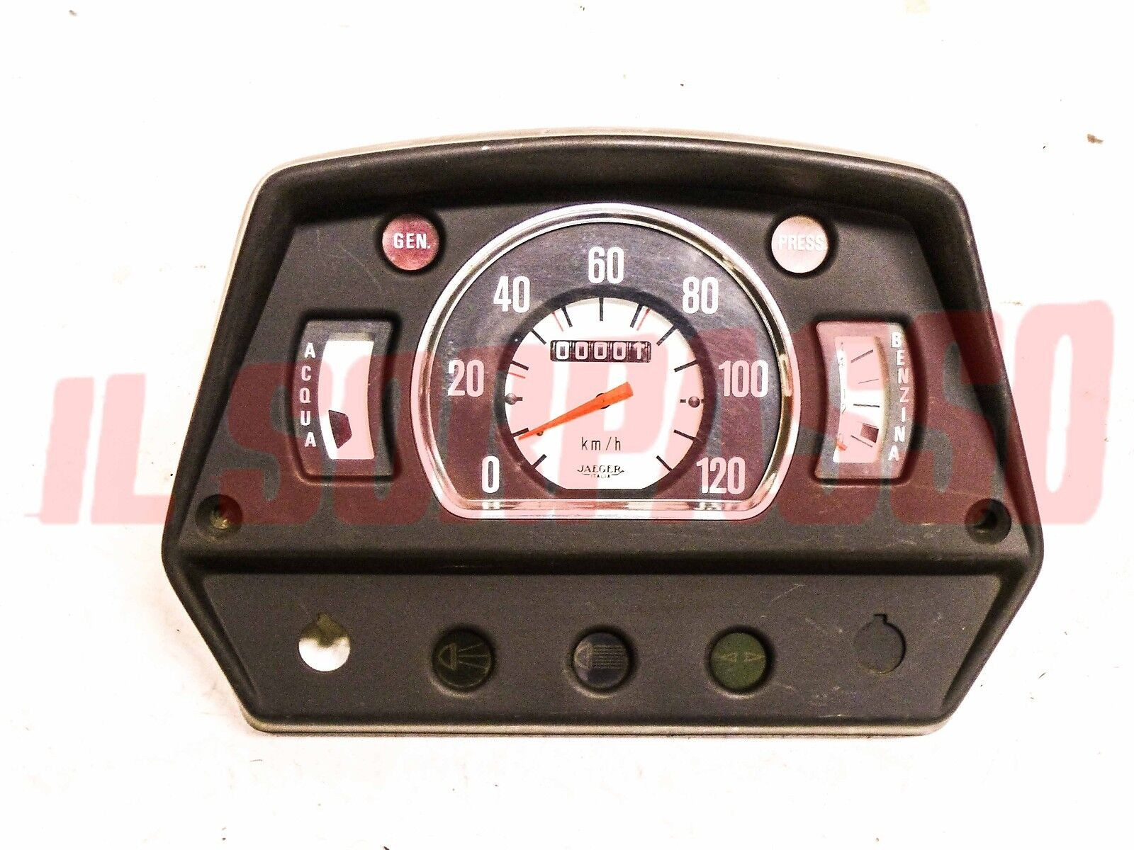 STRUMENTO CONTACHILOMETRI CRUSCOTTO FIAT 850 900 T FAMILIARE PULMINO FURGONE