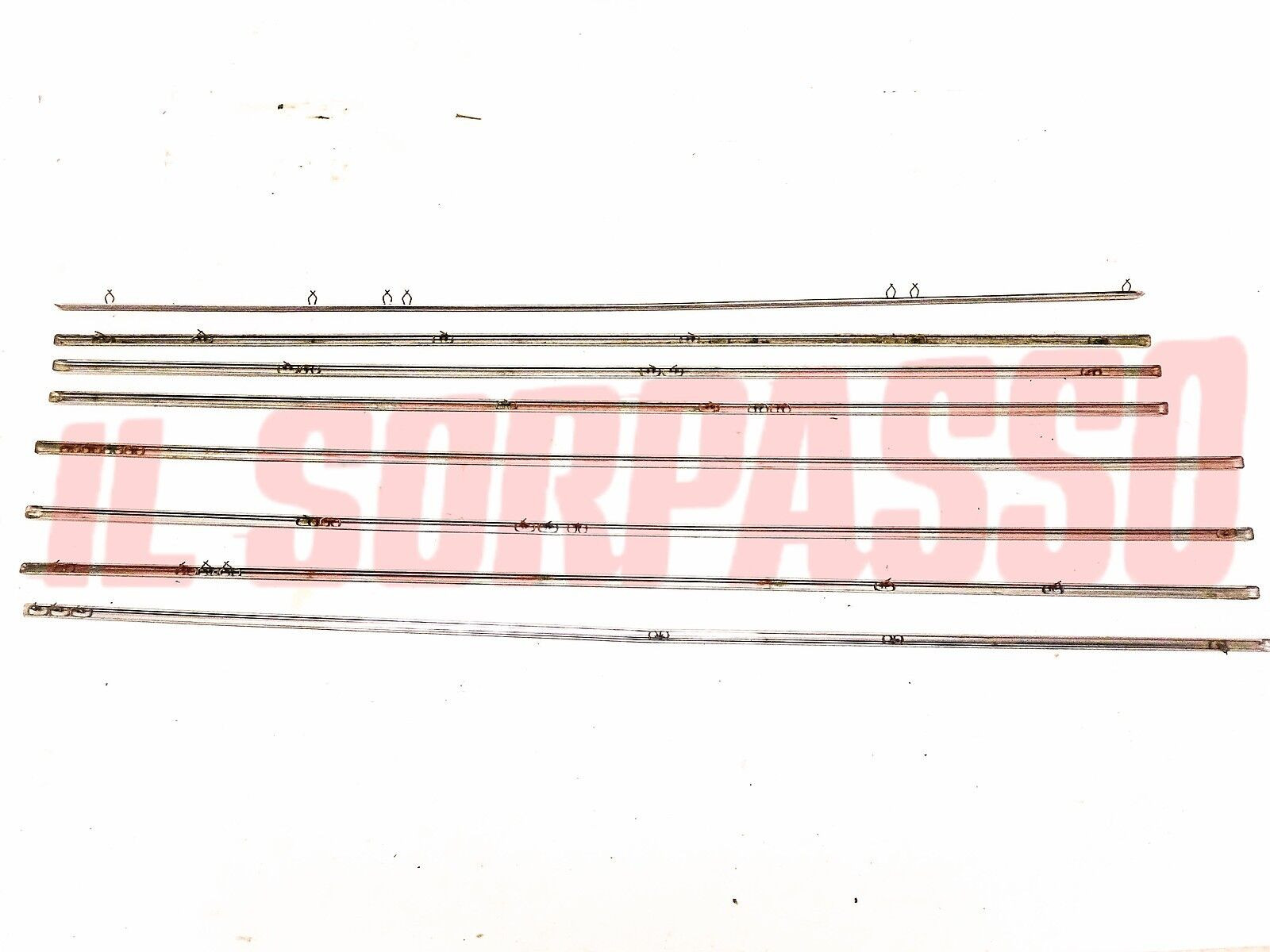 MODANATURE PROFILI PORTA ANTERIORE POSTERIORE  MOLLE FIAT 2300 BERLINA FAMILIARE