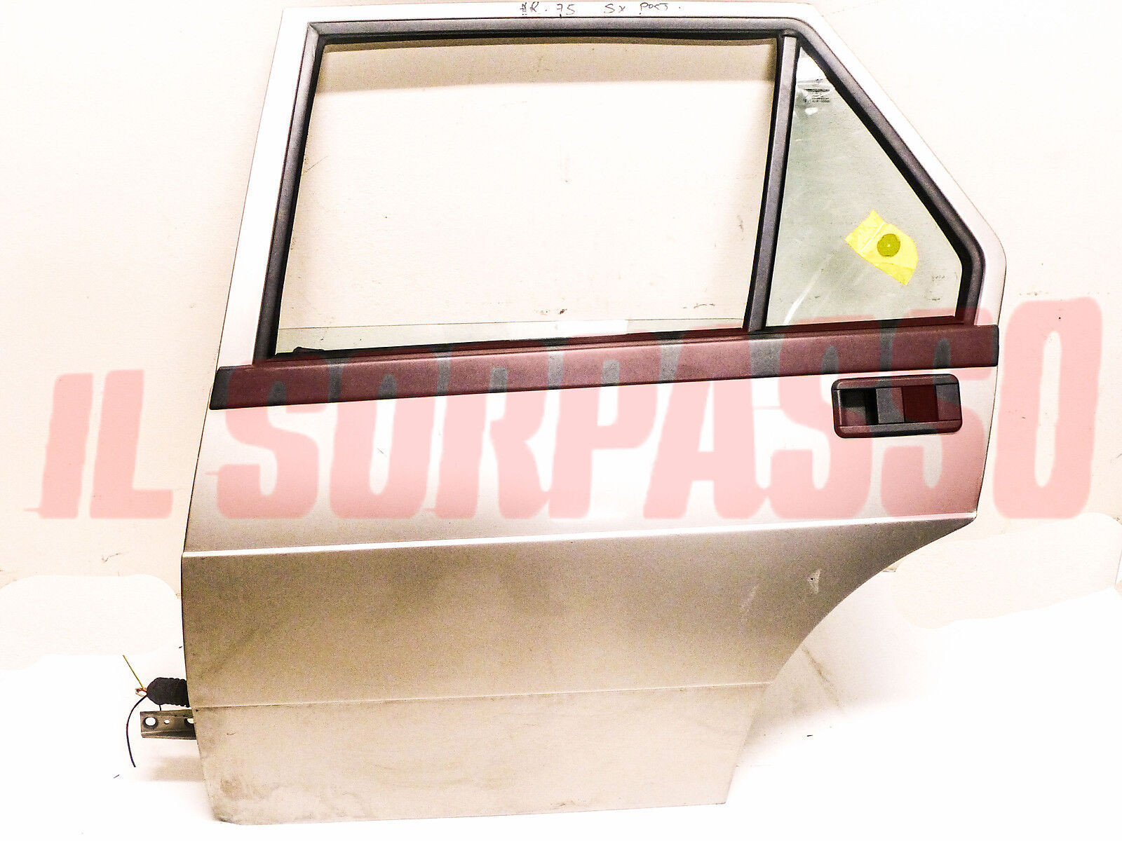 PORTA POSTERIORE SINISTRA ALFA ROMEO 75 VETRO MANIGLIA MACCHINETTA PROFILO