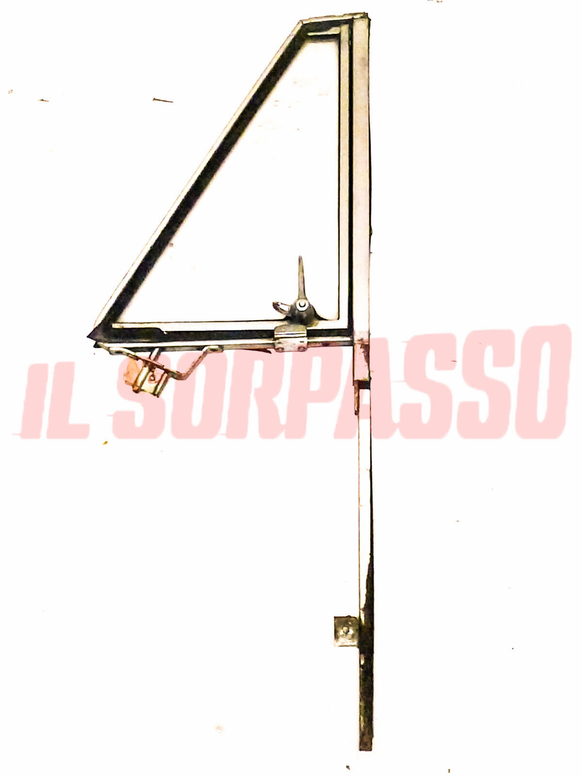 TELAIO VETRO DEFLETTORE PORTA POST SINISTRA FIAT 1500 L 1800 2100 2300 BERLINA