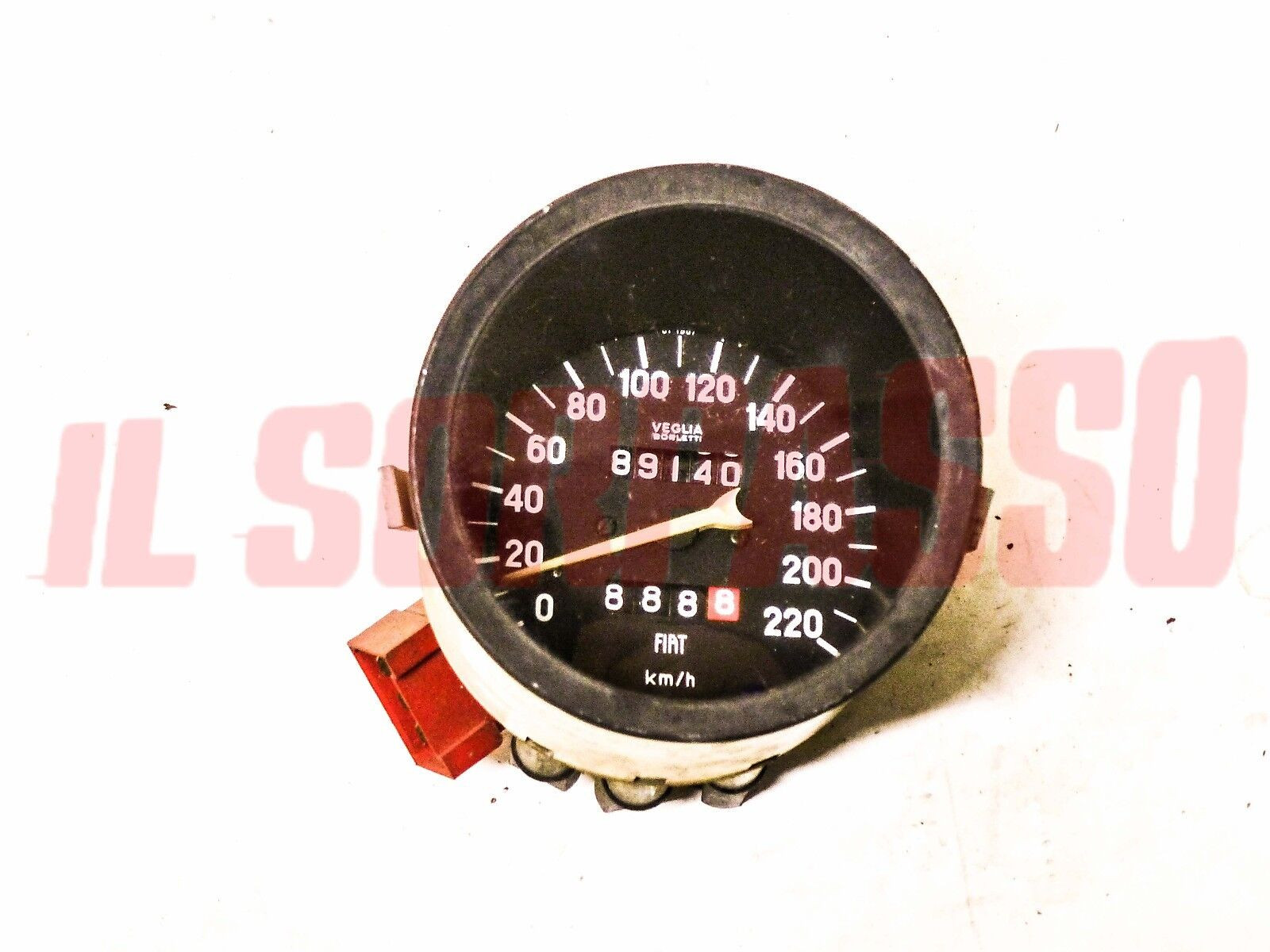 STRUMENTO CONTACHILOMETRI CRUSCOTTO FIAT 850 SPIDER - SPORT ORIGINALE