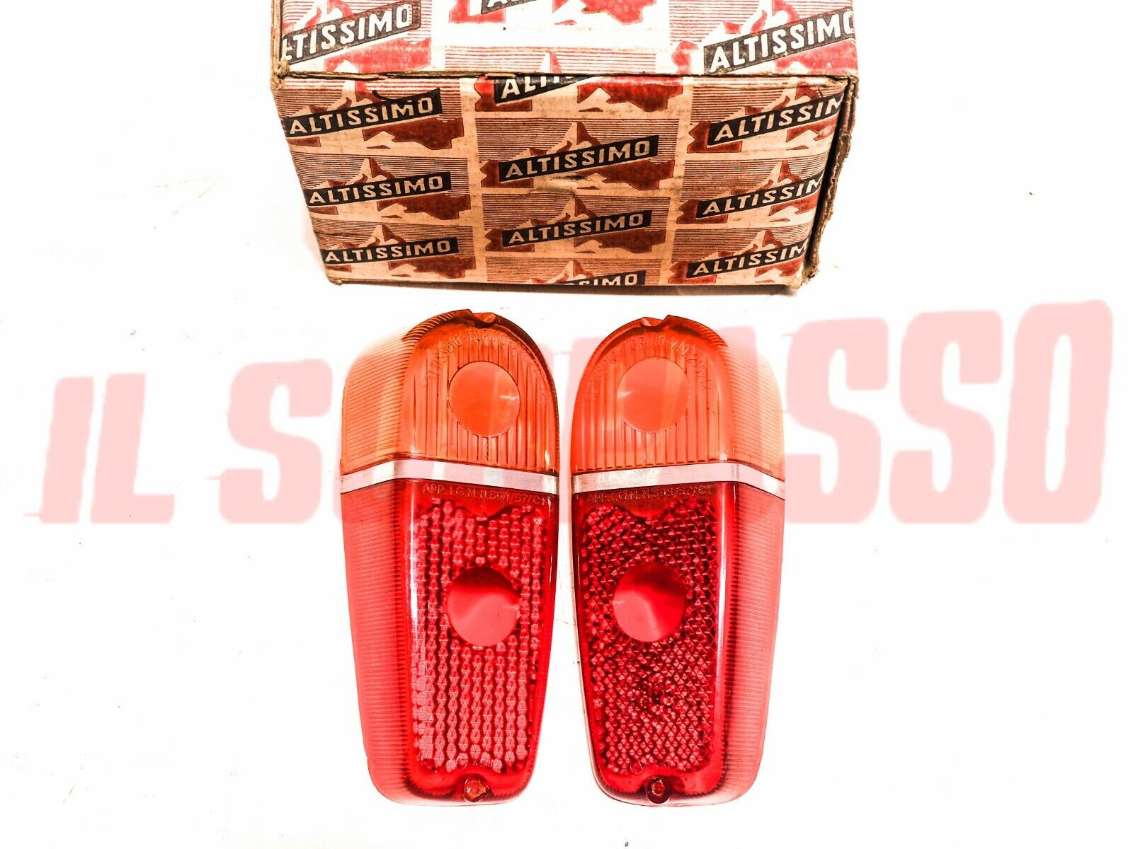 PLASTICHE FANALI FARI POSTERIORI ALTISSIMO FIAT 600 2 SERIE + MULTIPLA