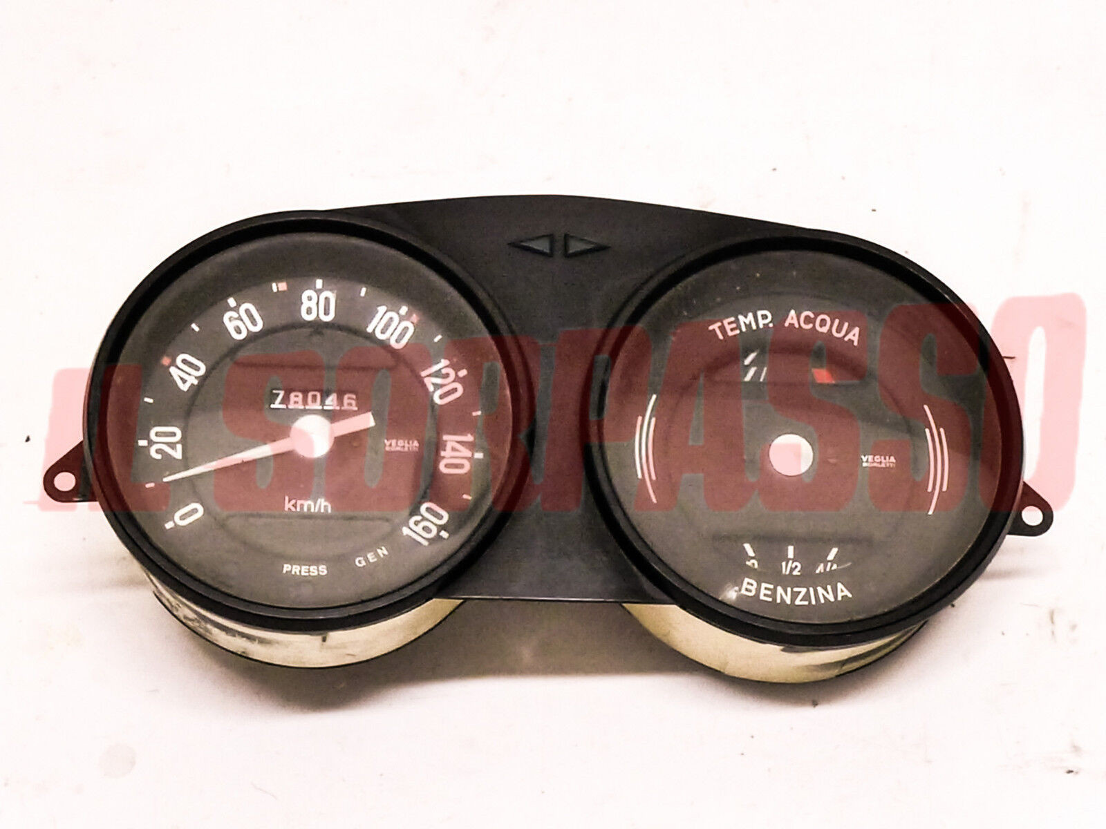 STRUMENTO CONTACHILOMETRI CRUSCOTTO AUTOBIANCHI A112 1 2 SERIE  ORIGINALE