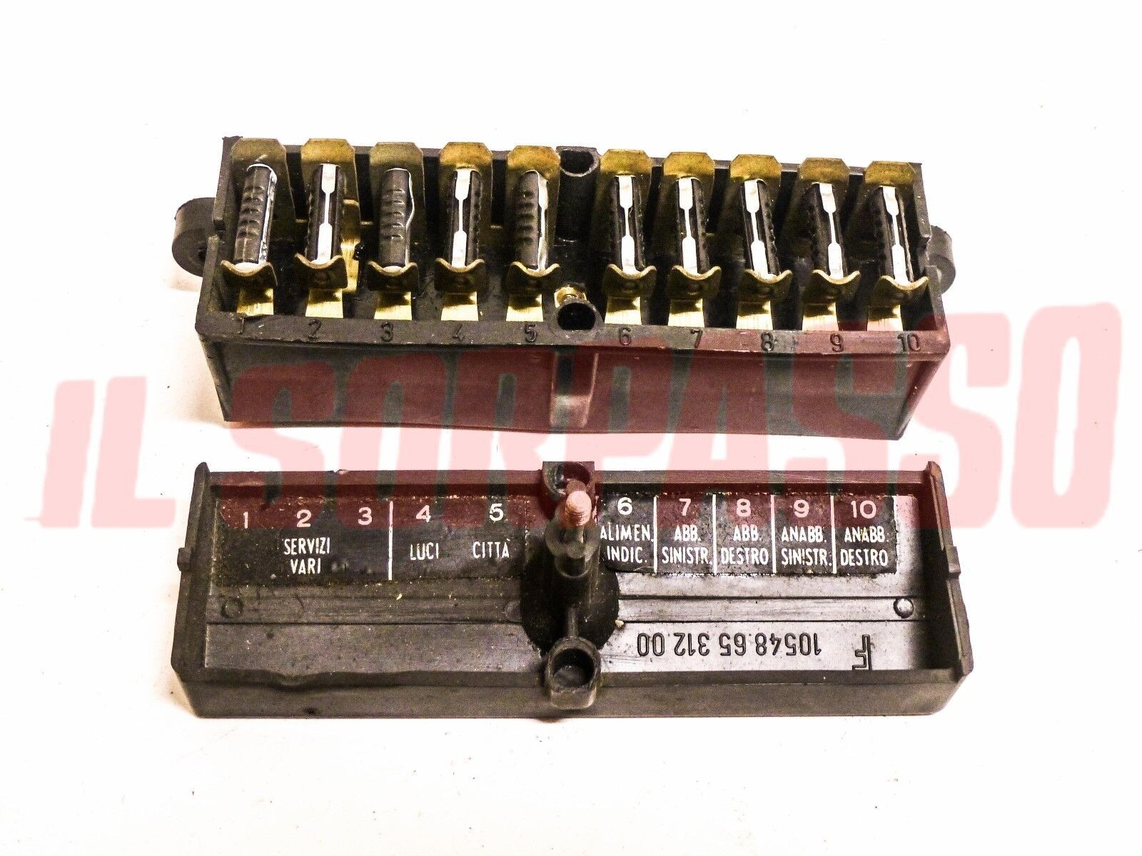 PORTA FUSIBILI COMPLETO DI COPERCHIO FUSIBILIERA ALFA ROMEO GIULIA - GT - DUETTO