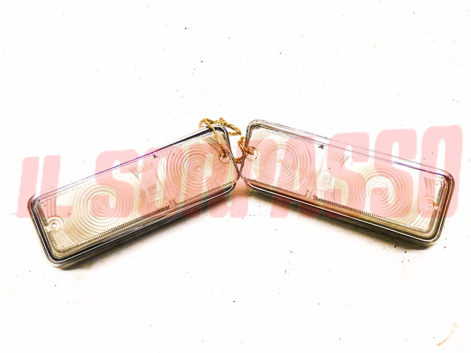 PLASTICHE FANALINI FRECCE ANTERIORI ALFA ROMEO 1750 2000 BERLINA CARELLO