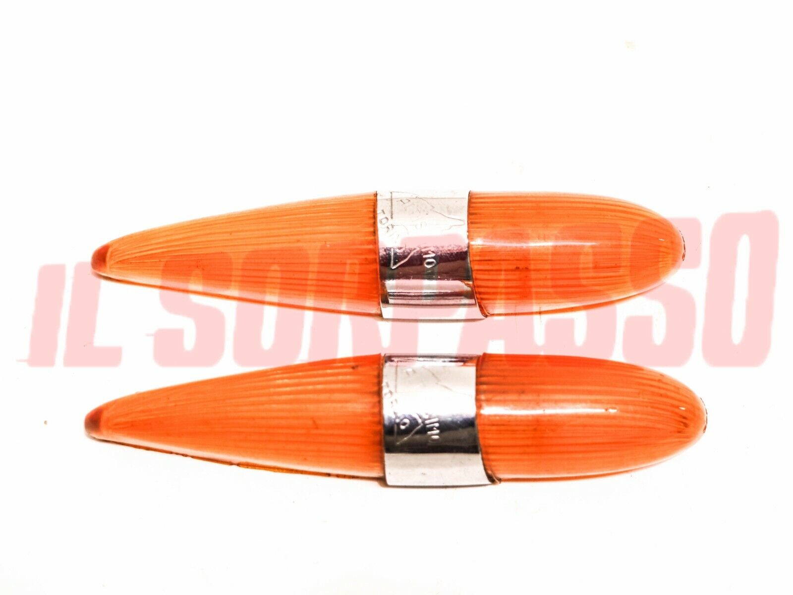 PLASTICHE FANALINI ANTERIORI FRECCE FIAT 1100 TV TRASFORMABILE ORIGINALI